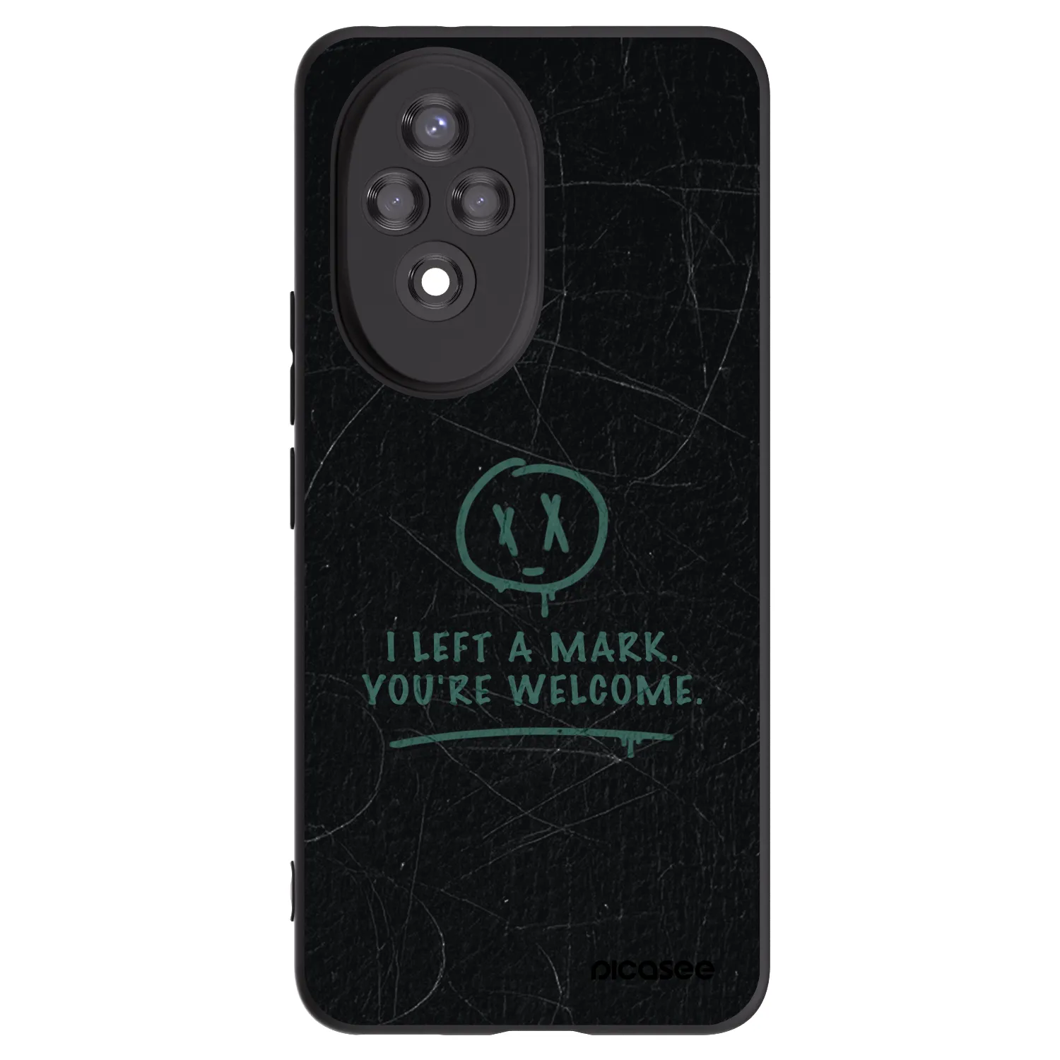 Picasee crna silikonska maskica za Honor 200 Pro 5G - LEFT A MARK