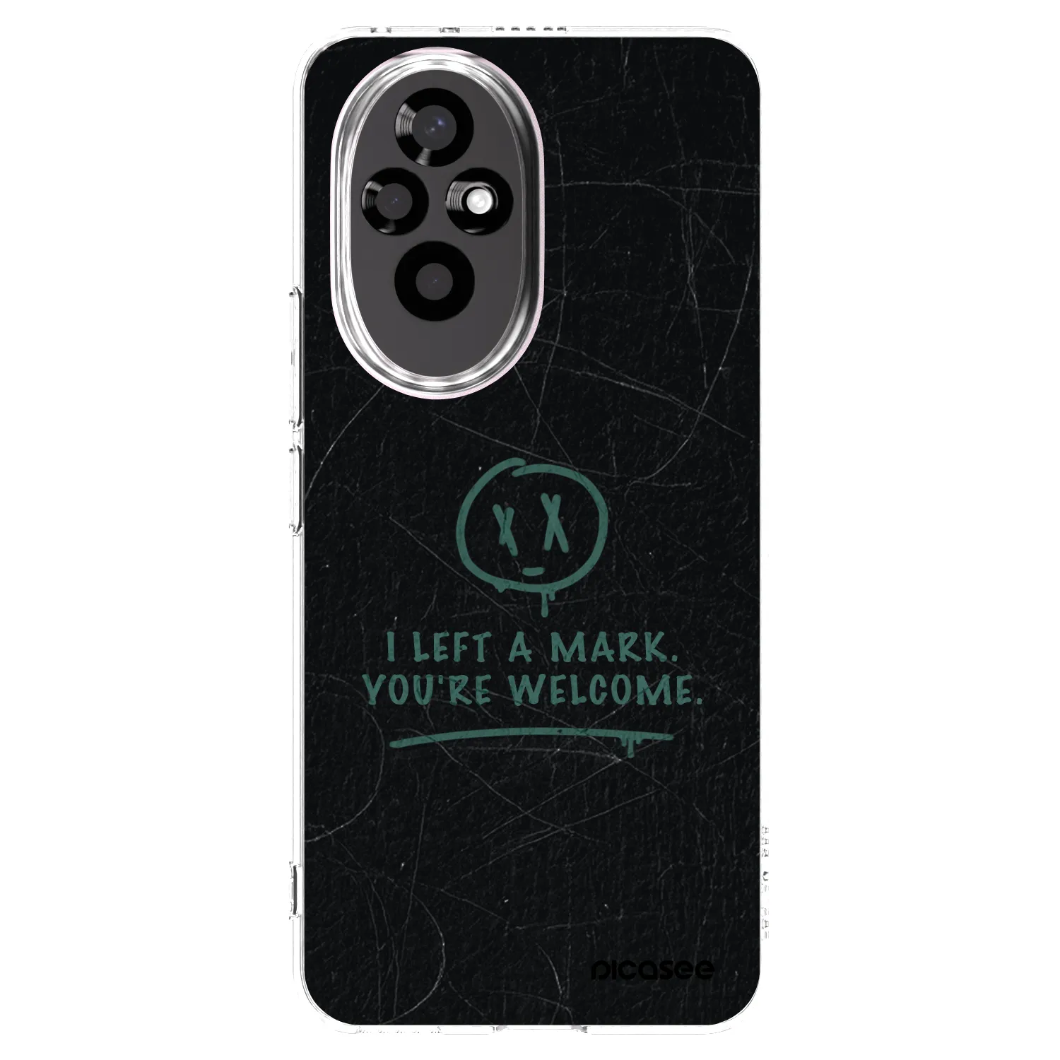 Picasee silikonska prozirna maskica za Honor 200 Pro 5G - LEFT A MARK