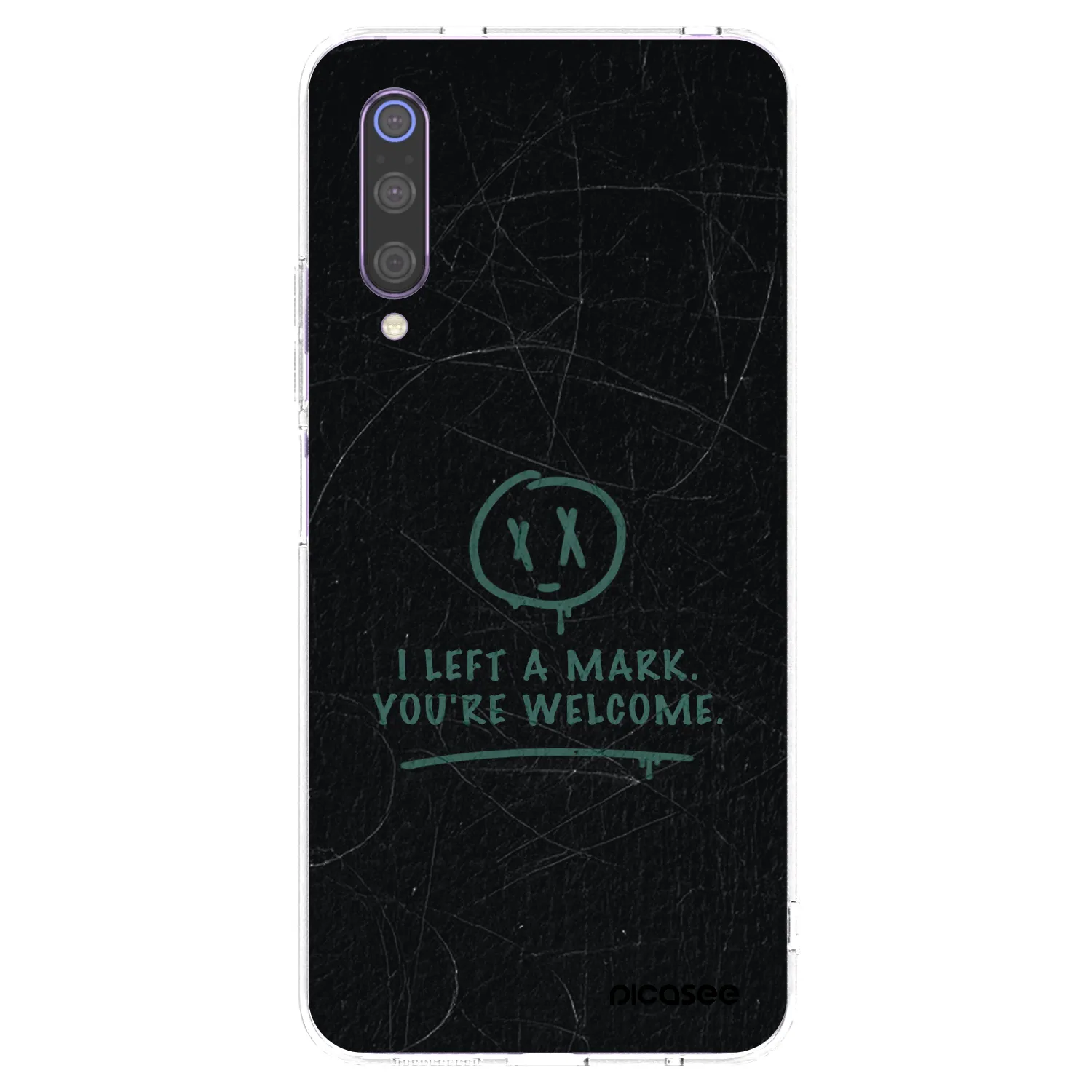 Picasee silikonska prozirna maskica za Xiaomi Mi 9 - LEFT A MARK