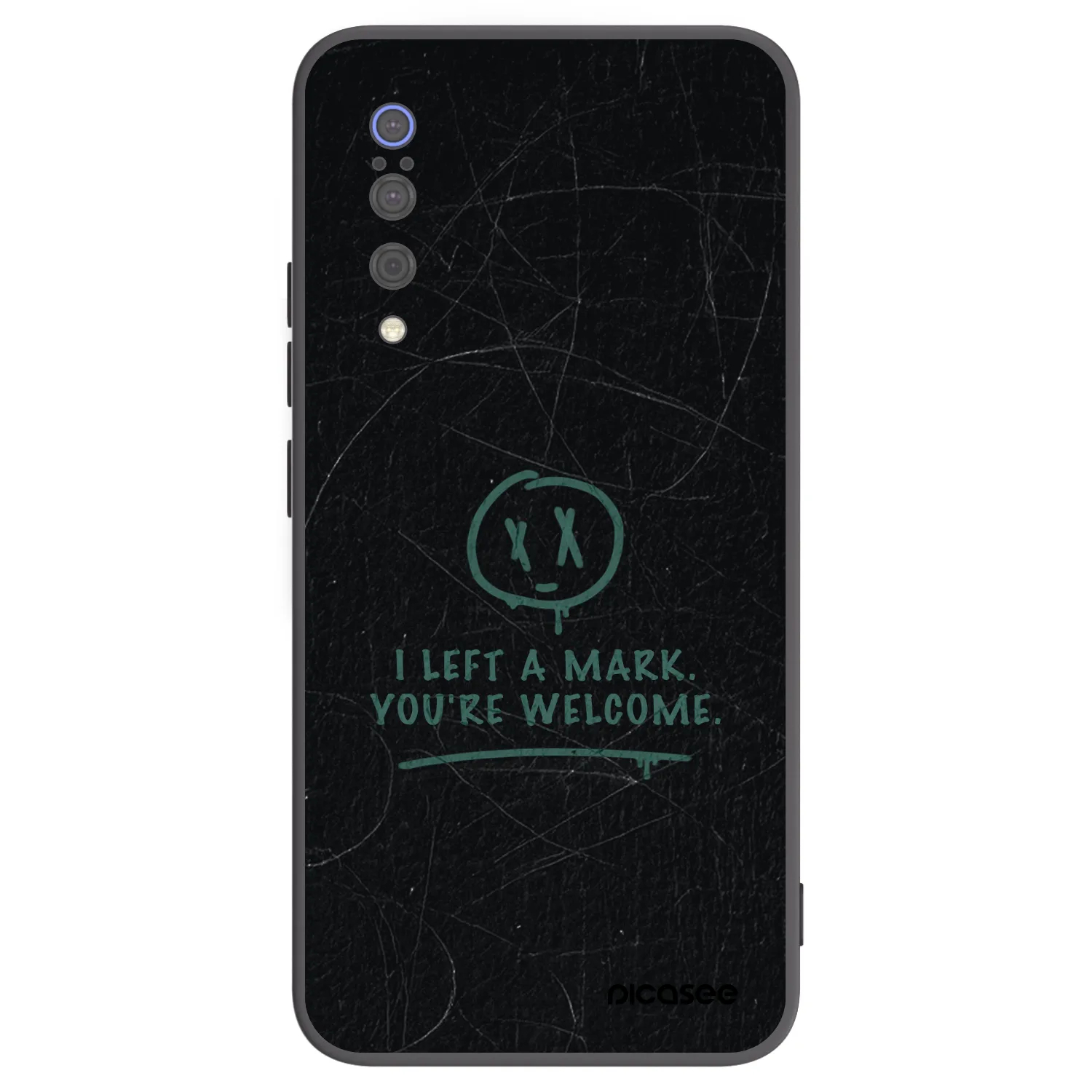Picasee crna silikonska maskica za Xiaomi Mi 9 - LEFT A MARK