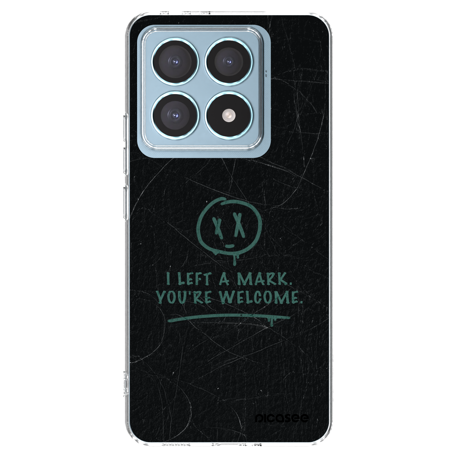 Picasee silikonska prozirna maskica za Xiaomi 14T Pro - LEFT A MARK