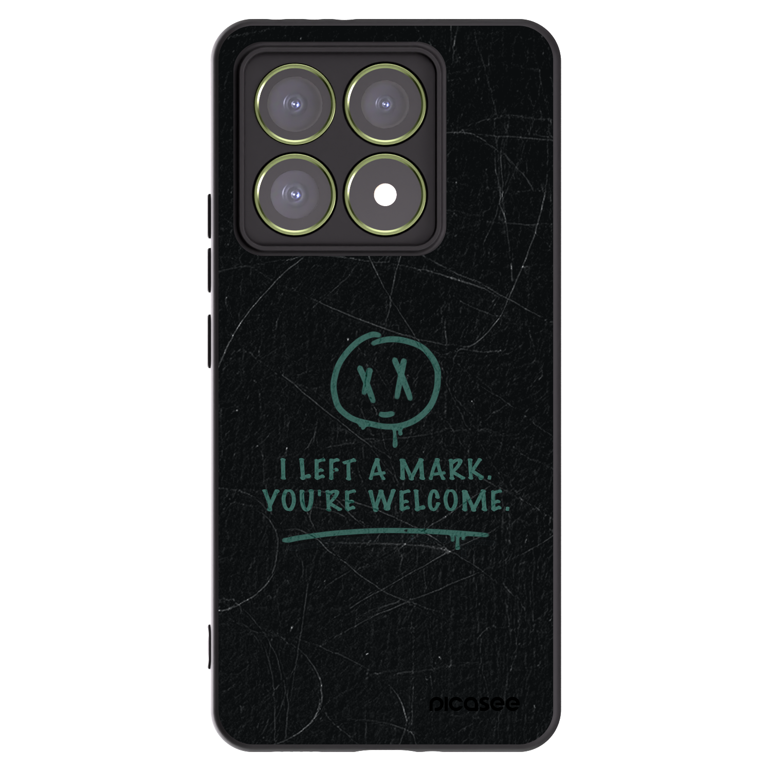 Picasee crna silikonska maskica za Xiaomi 14T - LEFT A MARK