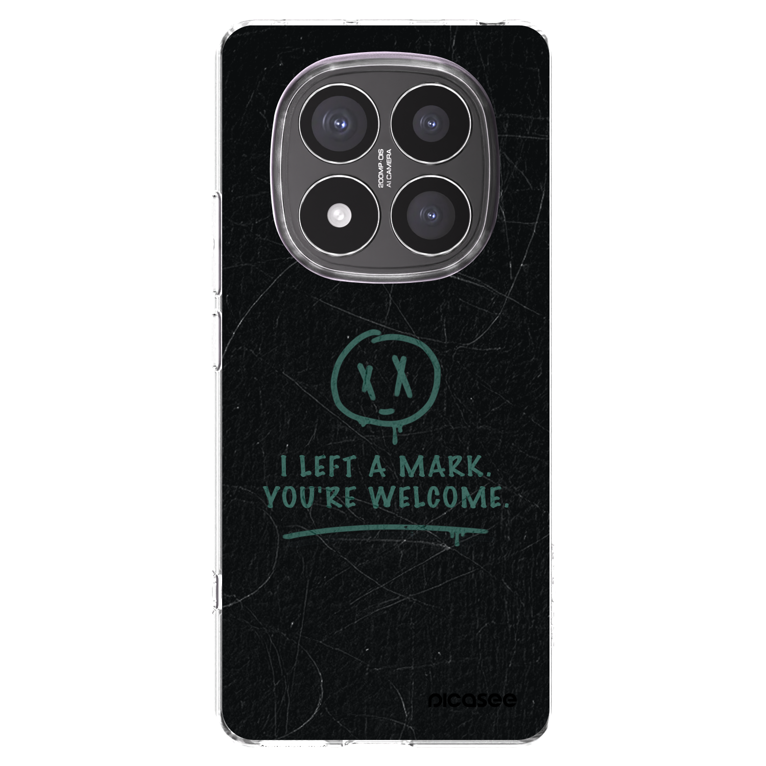 Picasee silikonska prozirna maskica za Xiaomi Redmi Note 14 Pro+ 5G - LEFT A MARK
