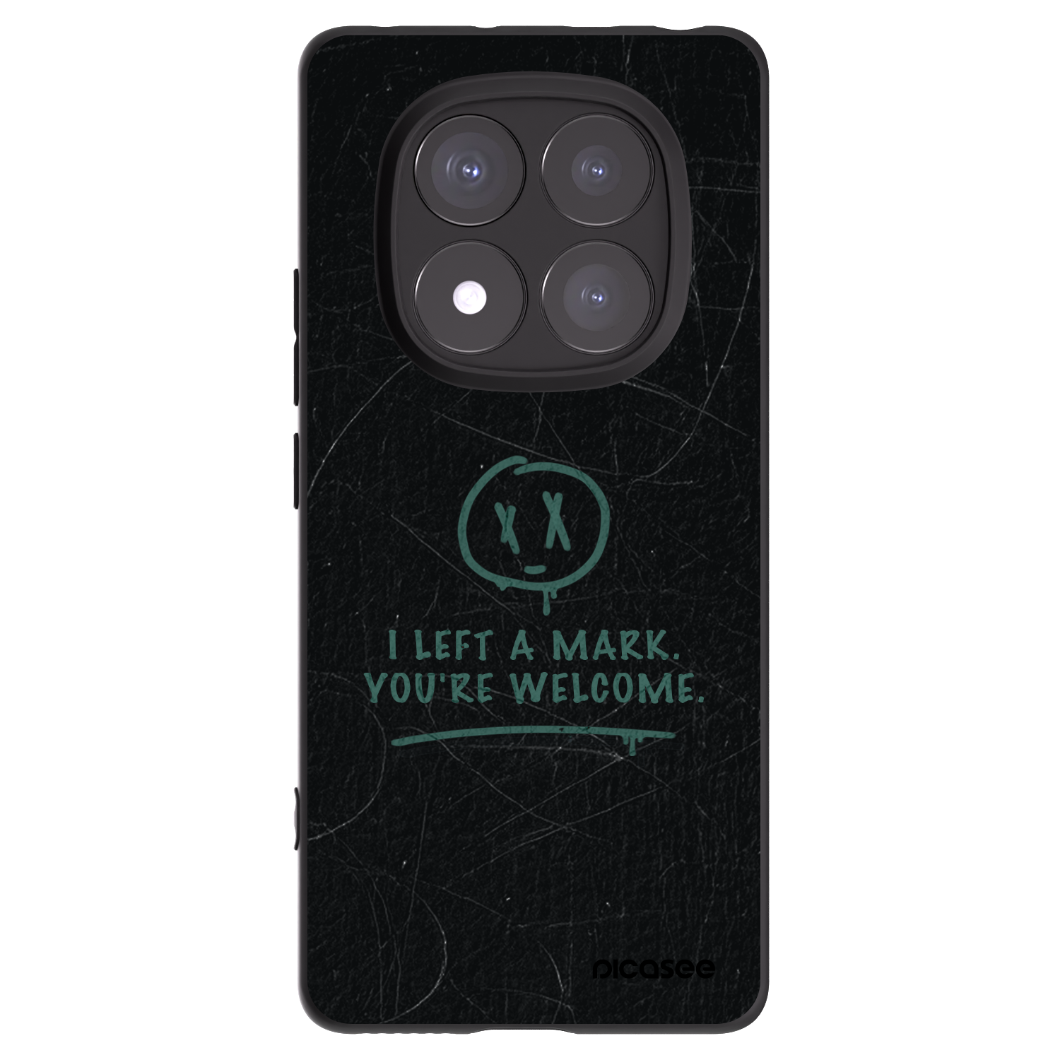 Picasee crna silikonska maskica za Xiaomi Redmi Note 14 Pro 5G - LEFT A MARK