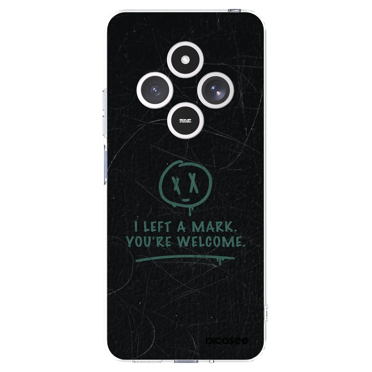Picasee silikonska prozirna maskica za Xiaomi Redmi 14C - LEFT A MARK