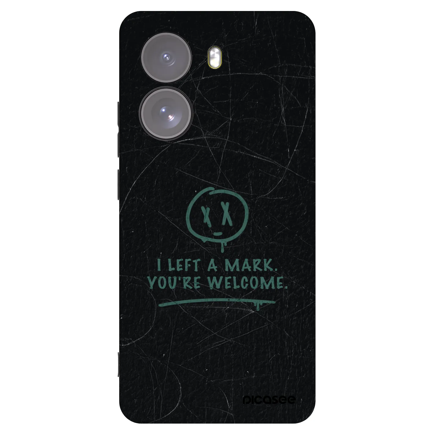 Picasee crna silikonska maskica za Xiaomi Poco X7 - LEFT A MARK