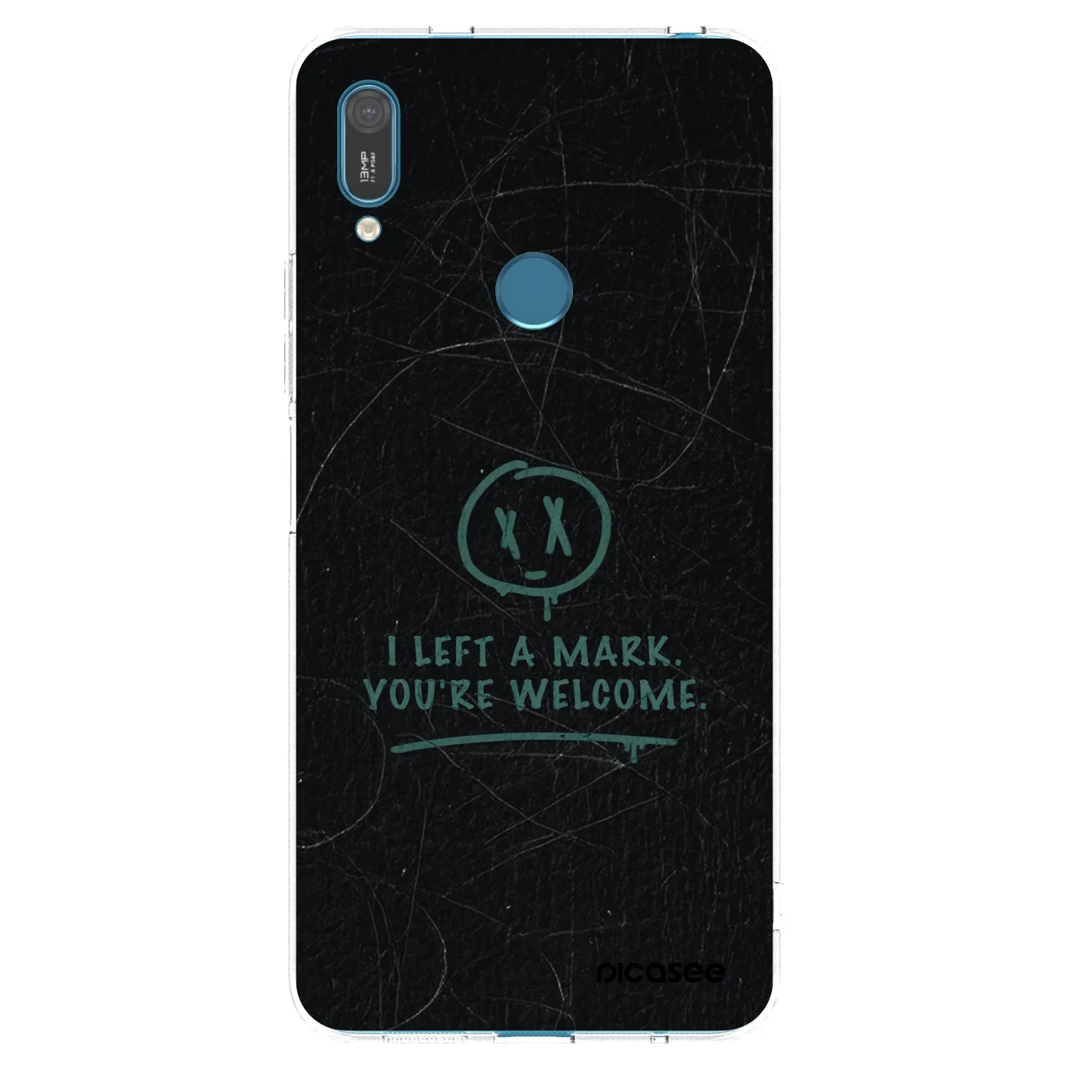 Picasee silikonska prozirna maskica za Huawei Y7 2019 - LEFT A MARK