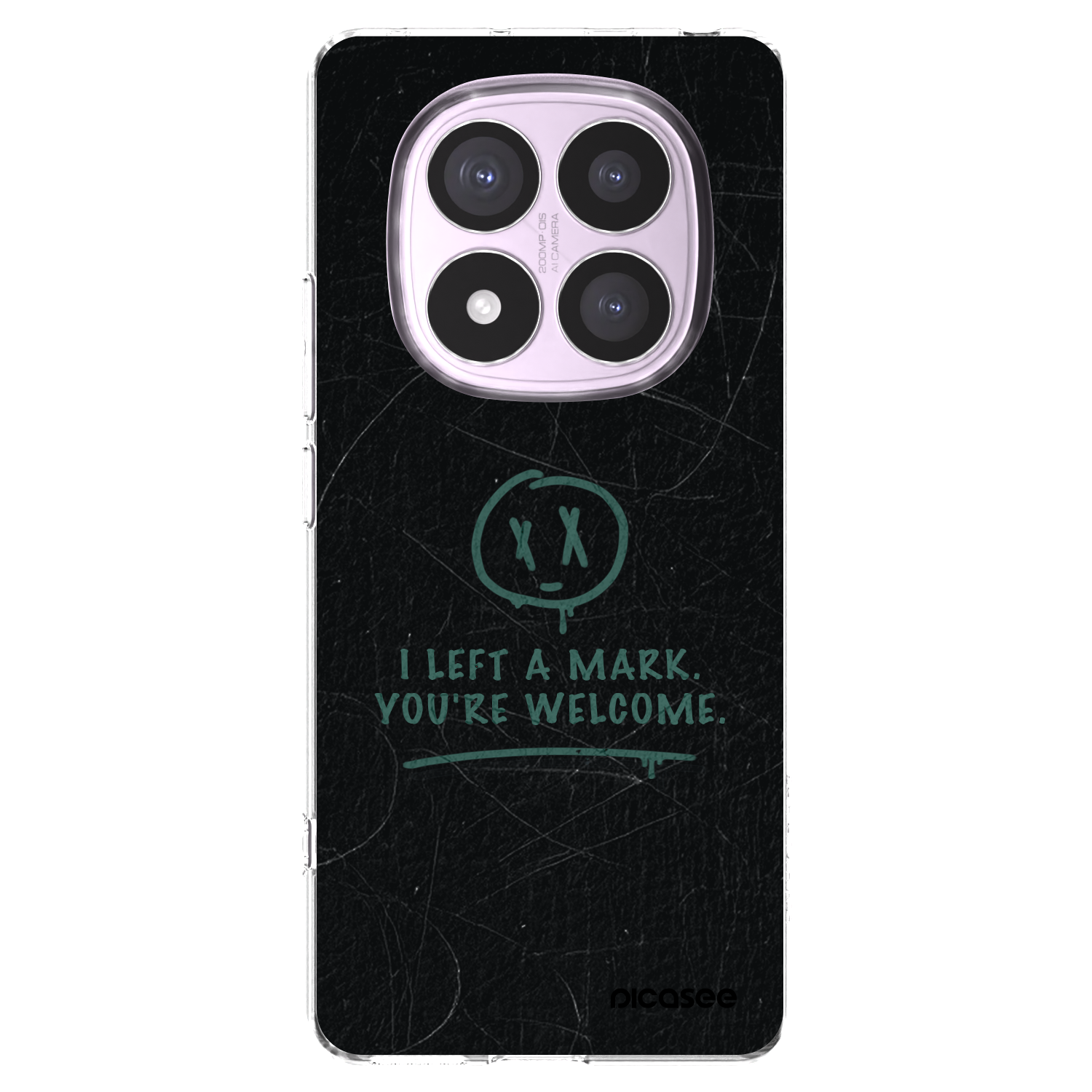 Picasee silikonska prozirna maskica za Xiaomi Redmi Note 14 Pro 4G - LEFT A MARK