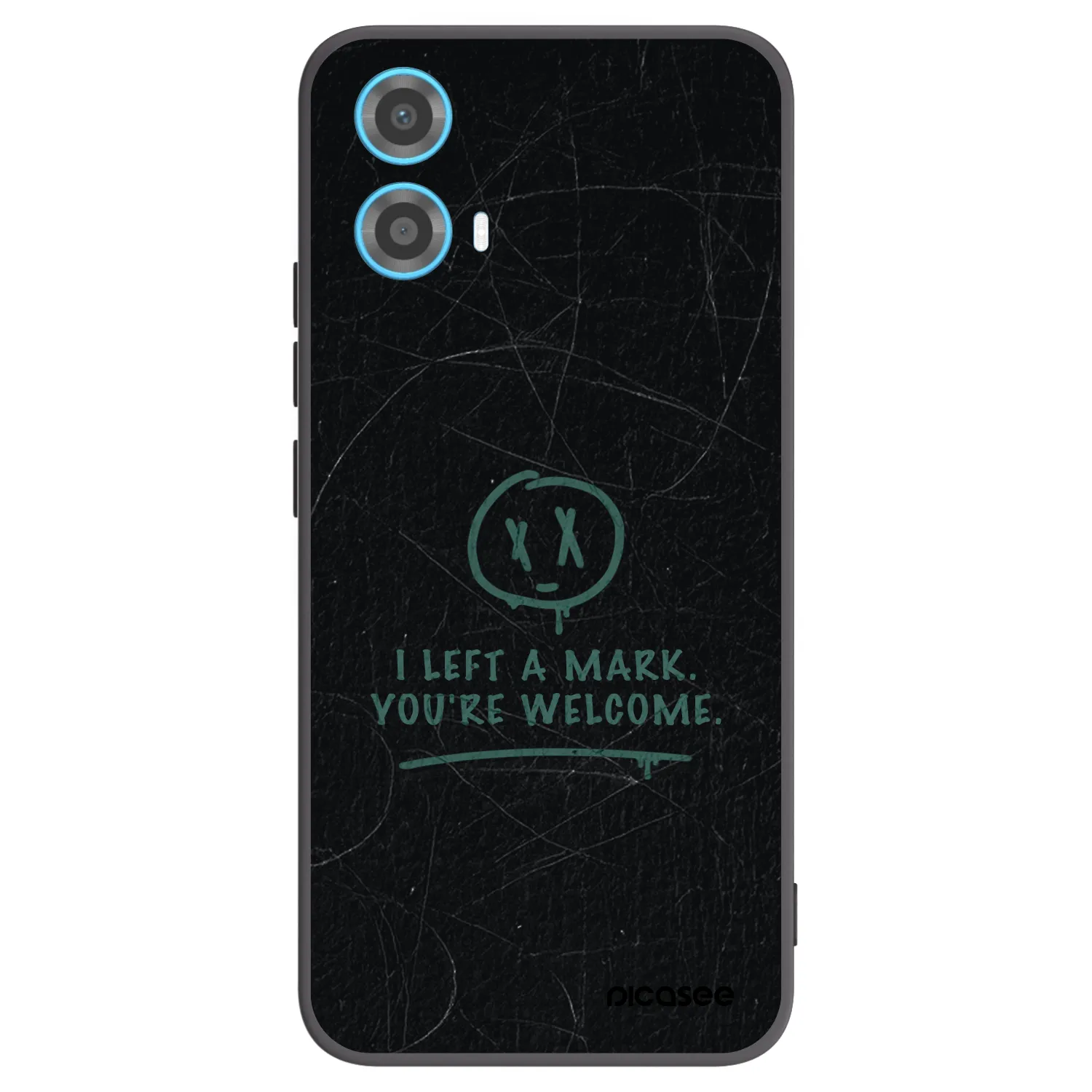 Picasee crna silikonska maskica za Motorola Moto G34 5G - LEFT A MARK