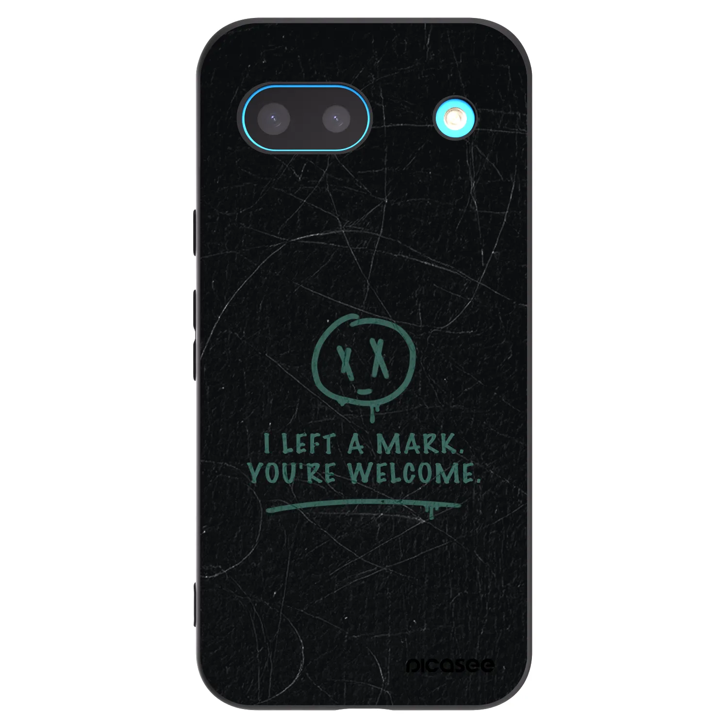 Picasee crna silikonska maskica za Google Pixel 8a - LEFT A MARK
