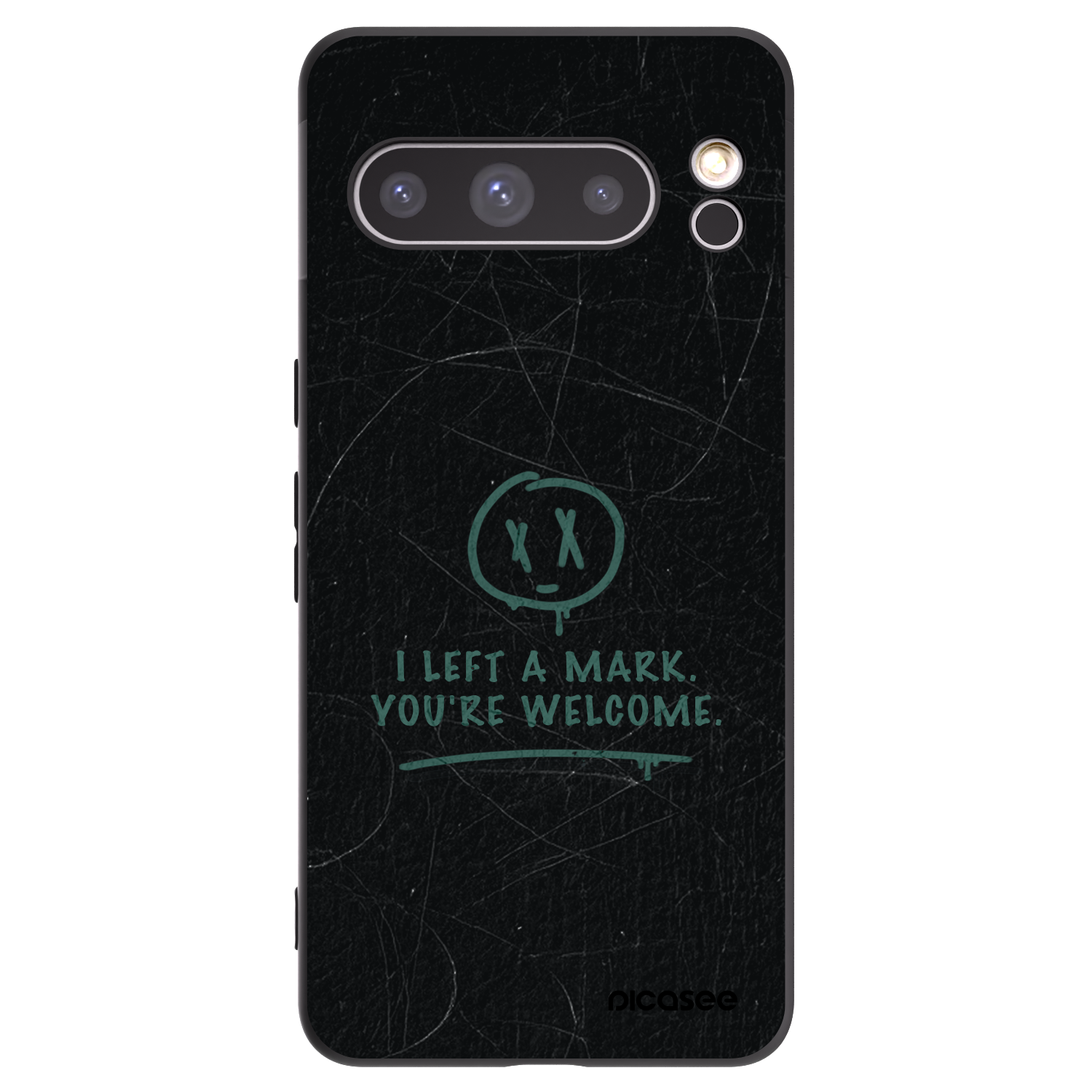 Picasee crna silikonska maskica za Google Pixel 8 Pro - LEFT A MARK