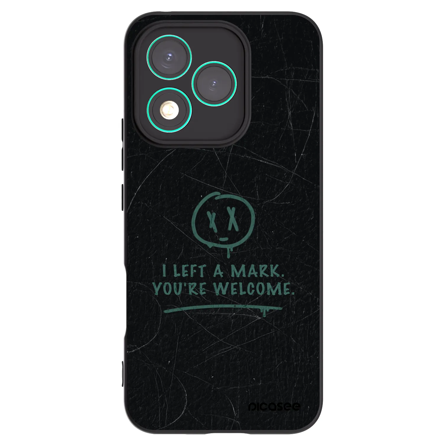 Picasee crna silikonska maskica za Honor 400 Lite 5G - LEFT A MARK