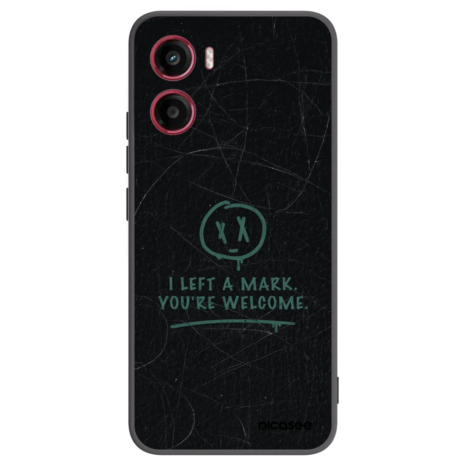 Picasee crna silikonska maskica za Motorola Moto G05 - LEFT A MARK