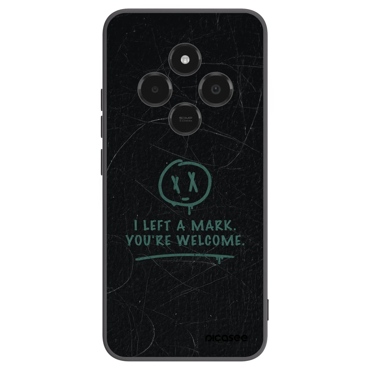 Picasee crna silikonska maskica za Xiaomi Poco C75 - LEFT A MARK
