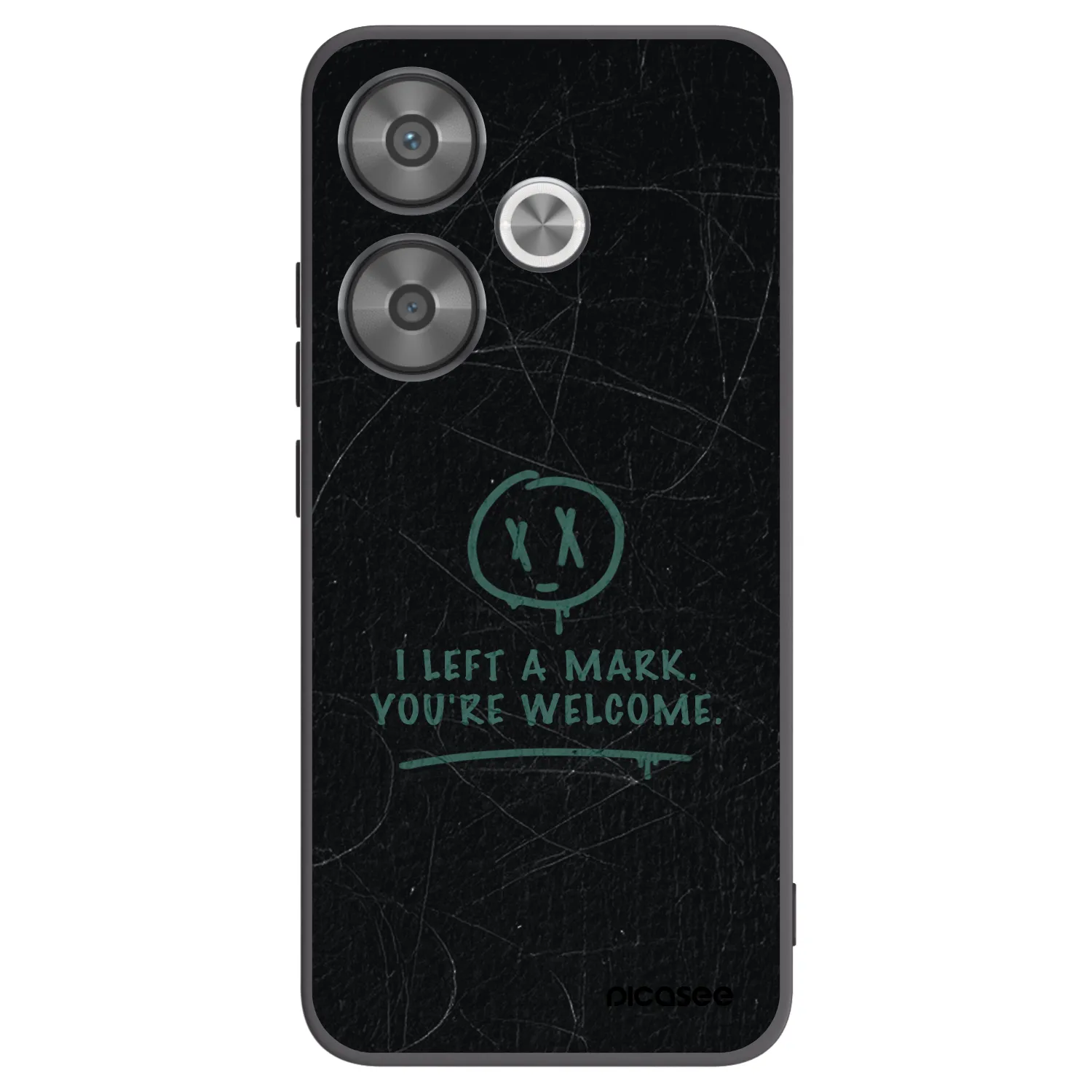 Picasee crna silikonska maskica za Xiaomi Poco F6 - LEFT A MARK