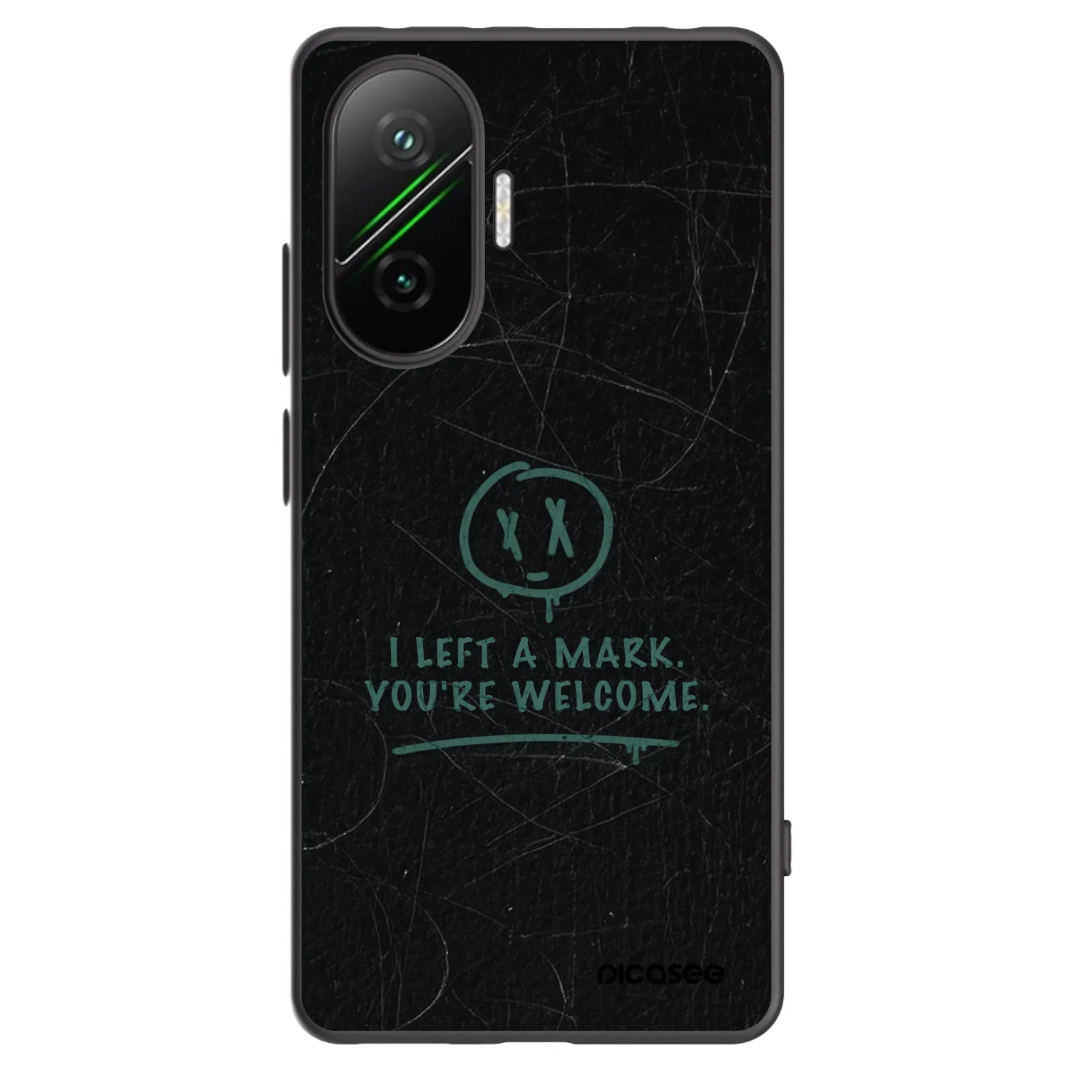 Picasee crna silikonska maskica za Xiaomi Poco F7 Pro 5G - LEFT A MARK