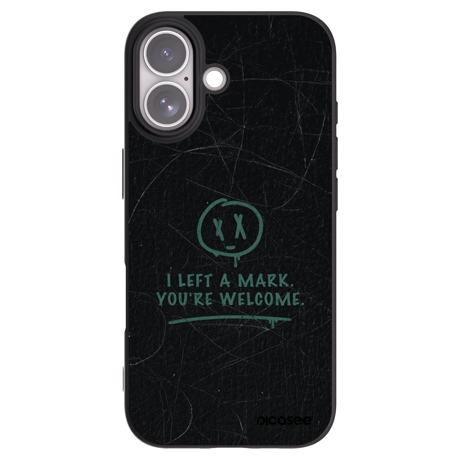 Picasee crna silikonska maskica za Apple iPhone 17 - LEFT A MARK