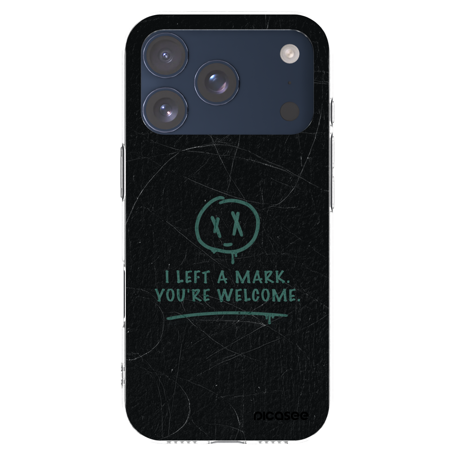 Picasee silikonska prozirna maskica za Apple iPhone 17 Pro - LEFT A MARK