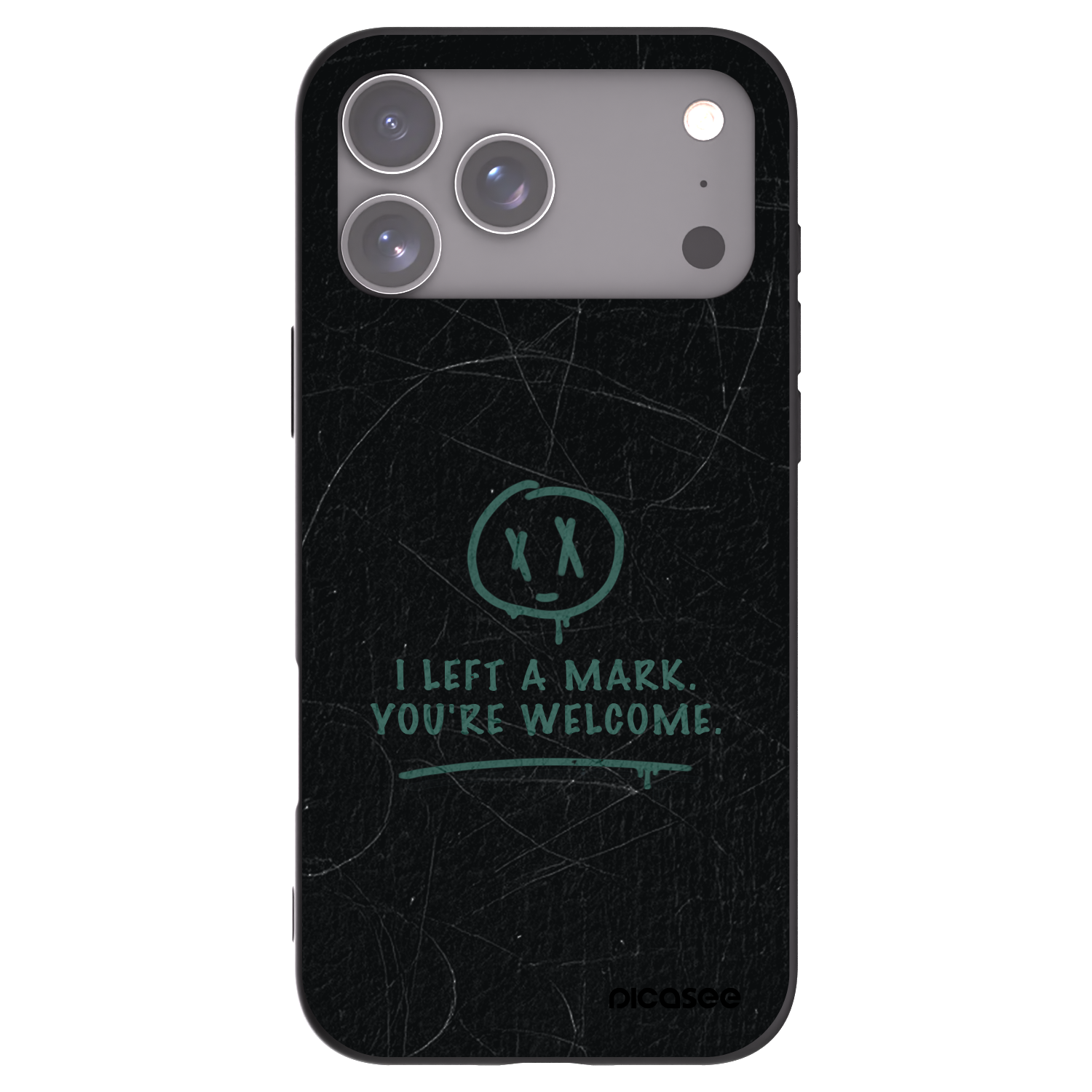 Picasee crna silikonska maskica za Apple iPhone 17 Pro Max - LEFT A MARK