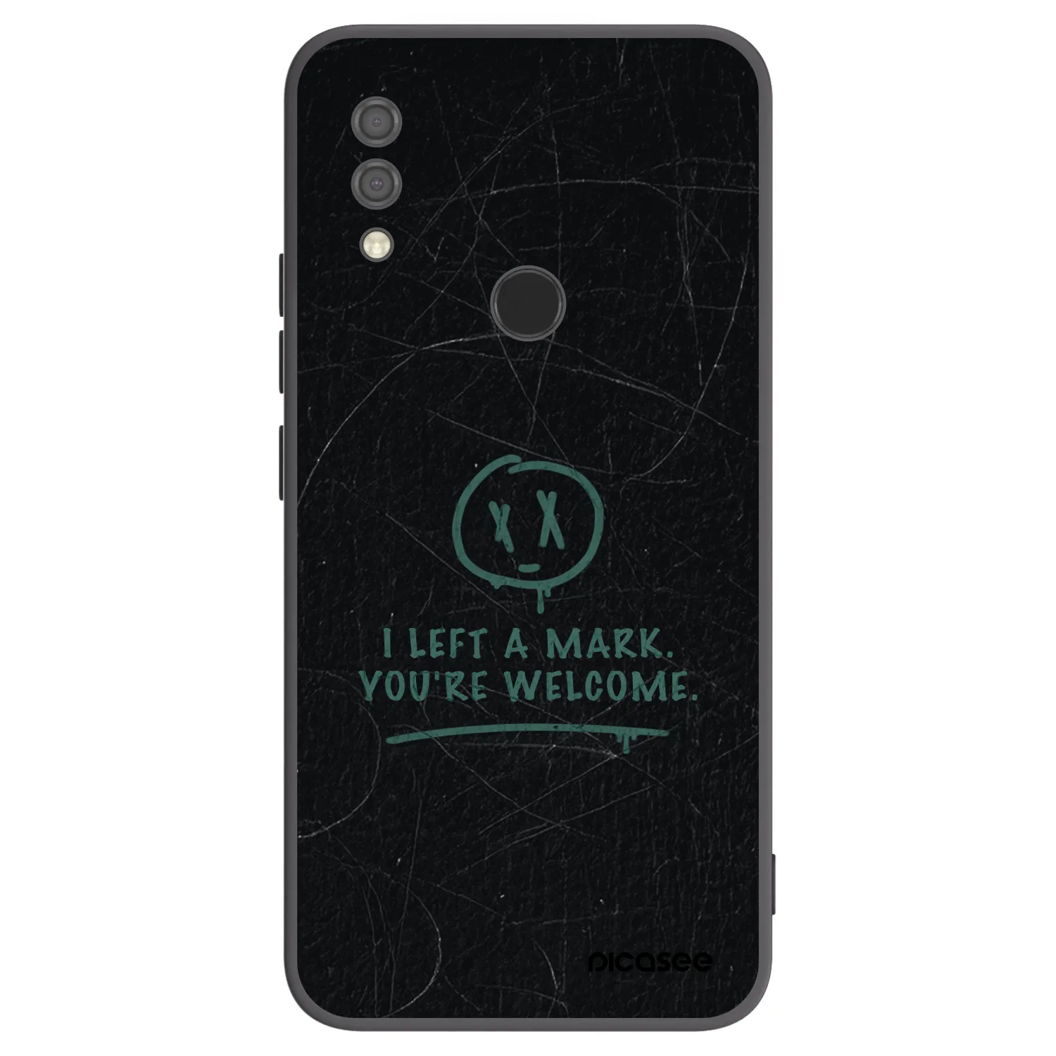 Picasee crna silikonska maskica za Xiaomi Redmi 7 - LEFT A MARK