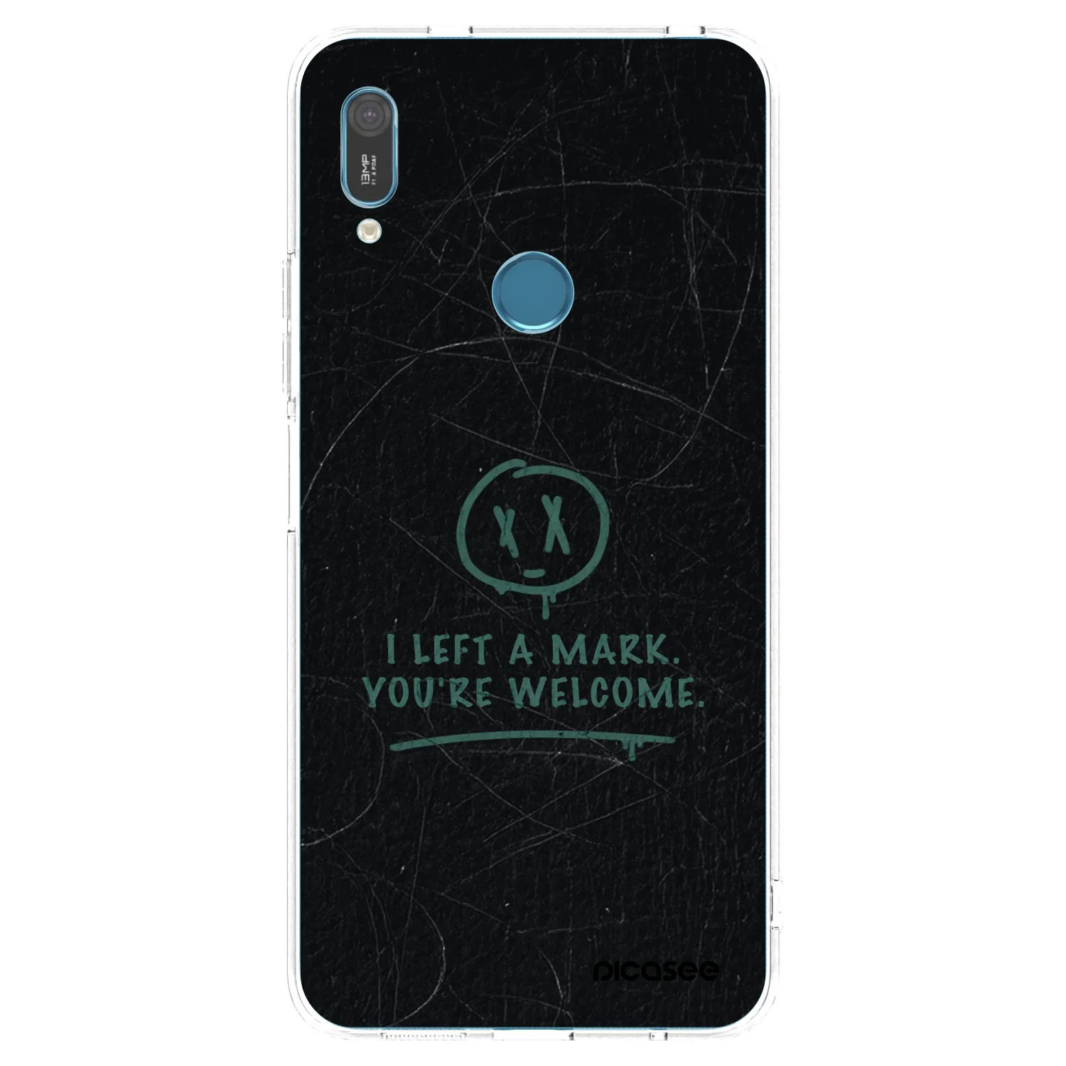 Picasee silikonska prozirna maskica za Huawei Y6 2019 - LEFT A MARK