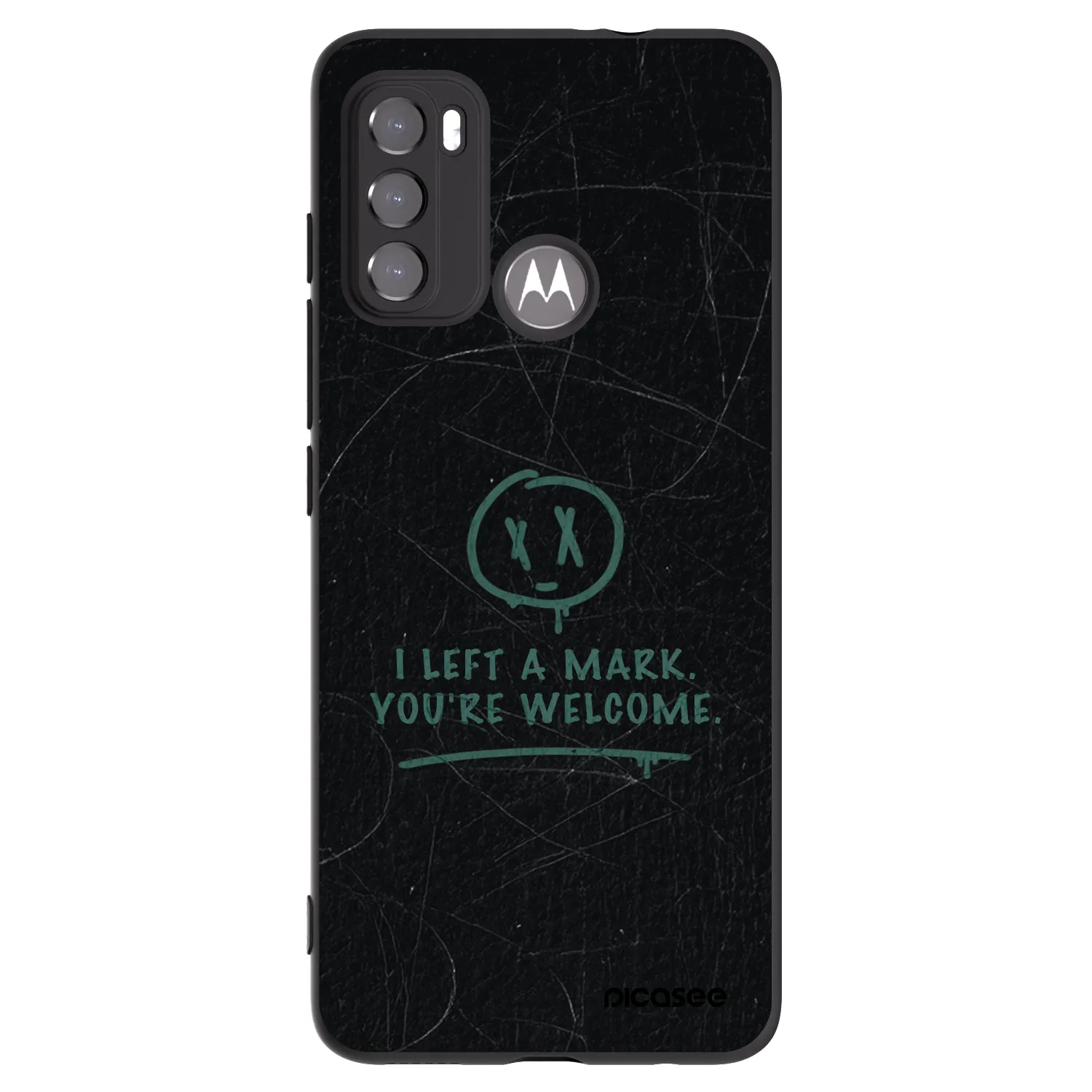 Picasee crna silikonska maskica za Motorola Edge 60 5G - LEFT A MARK