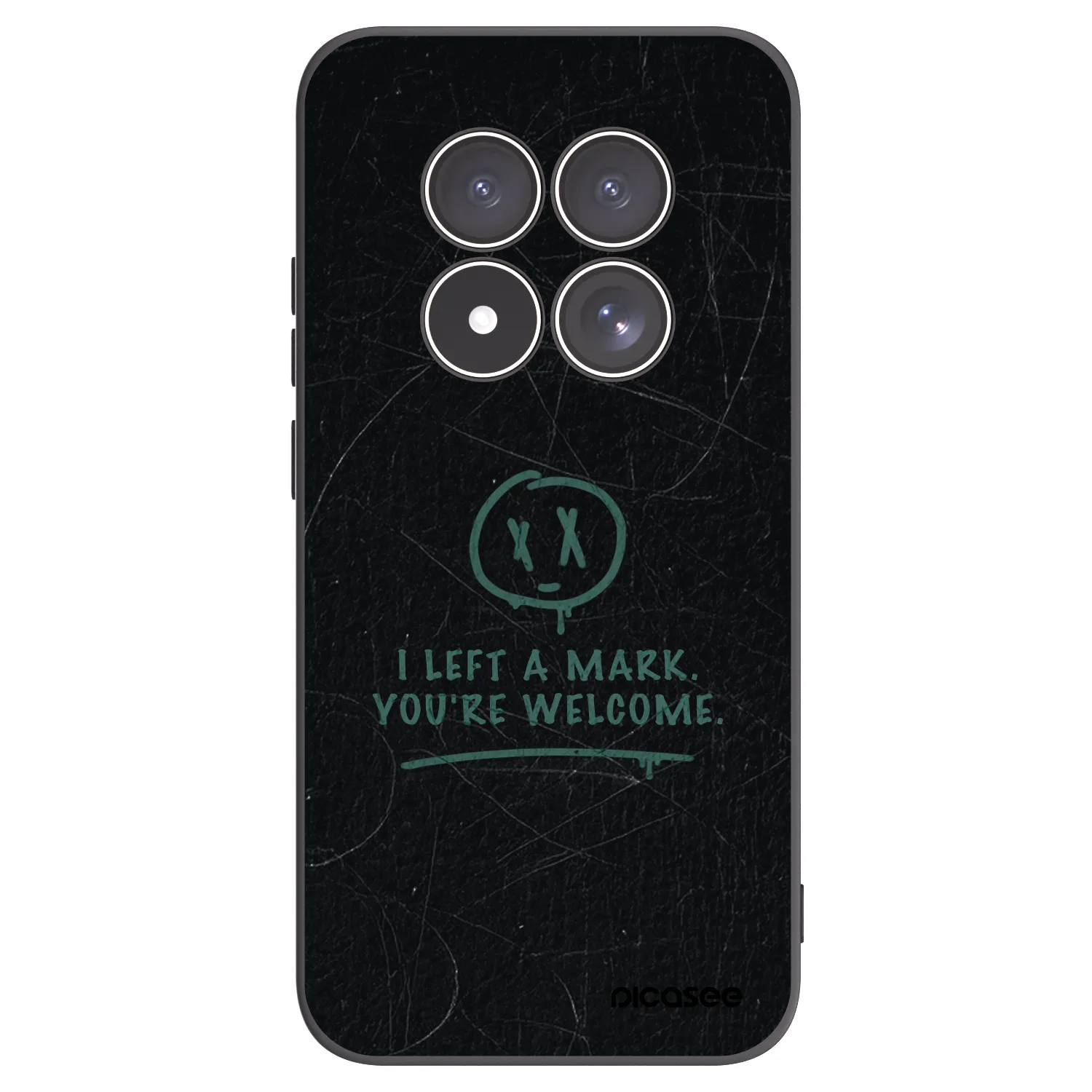 Picasee crna silikonska maskica za Xiaomi Redmi Note 15 Pro 4G - LEFT A MARK