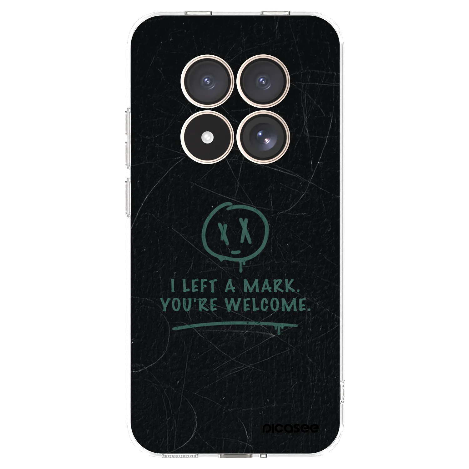 Picasee silikonska prozirna maskica za Xiaomi Redmi Note 15 Pro 4G - LEFT A MARK