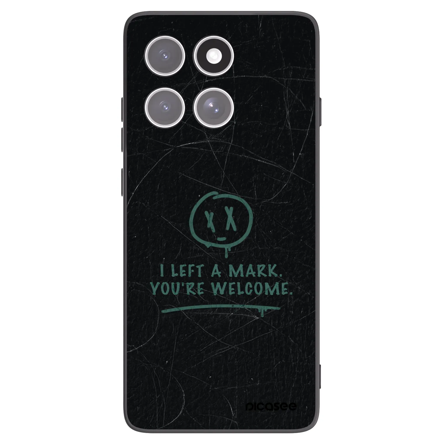 Picasee crna silikonska maskica za Motorola Edge 60 Fusion - LEFT A MARK