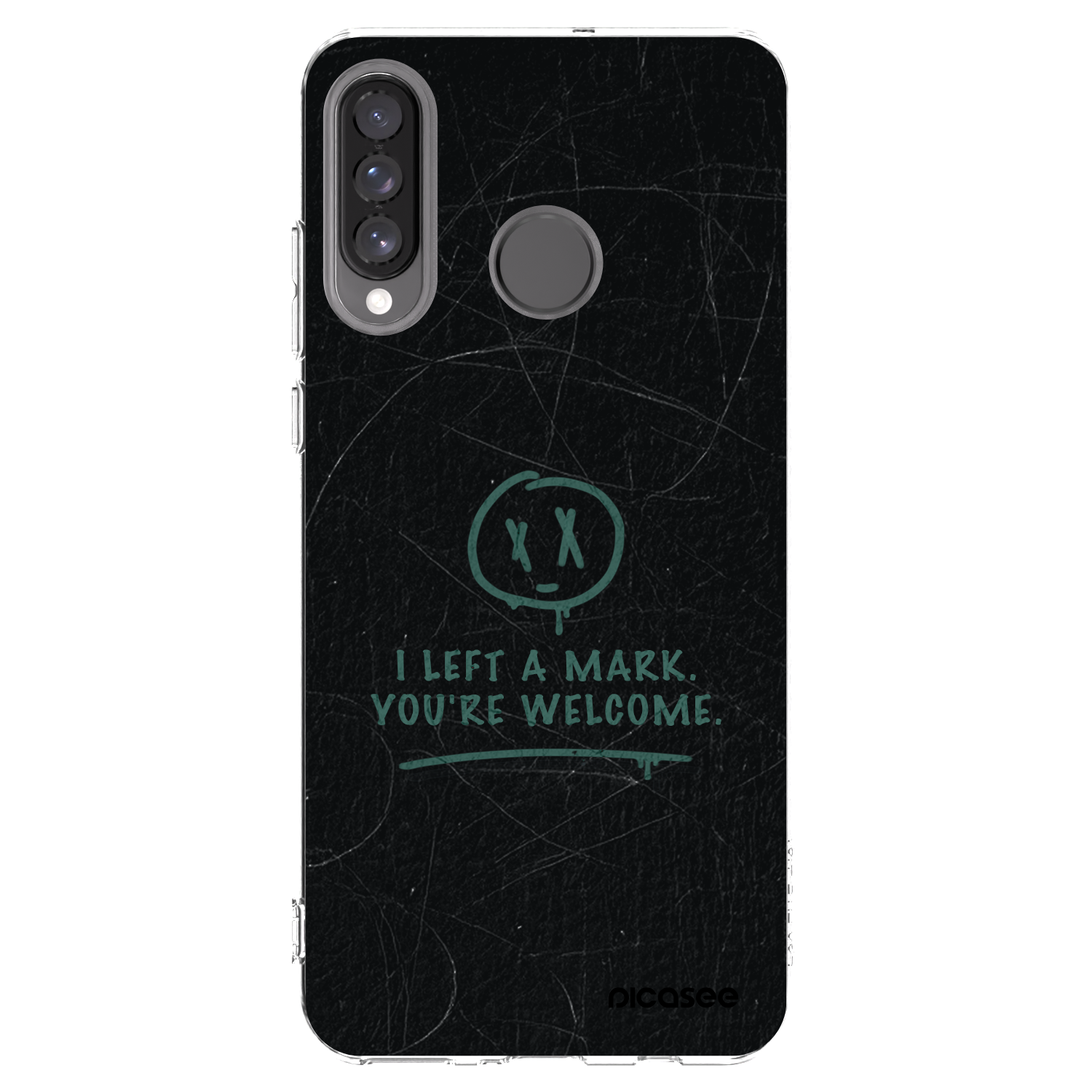Picasee silikonska prozirna maskica za Huawei P30 Lite - LEFT A MARK