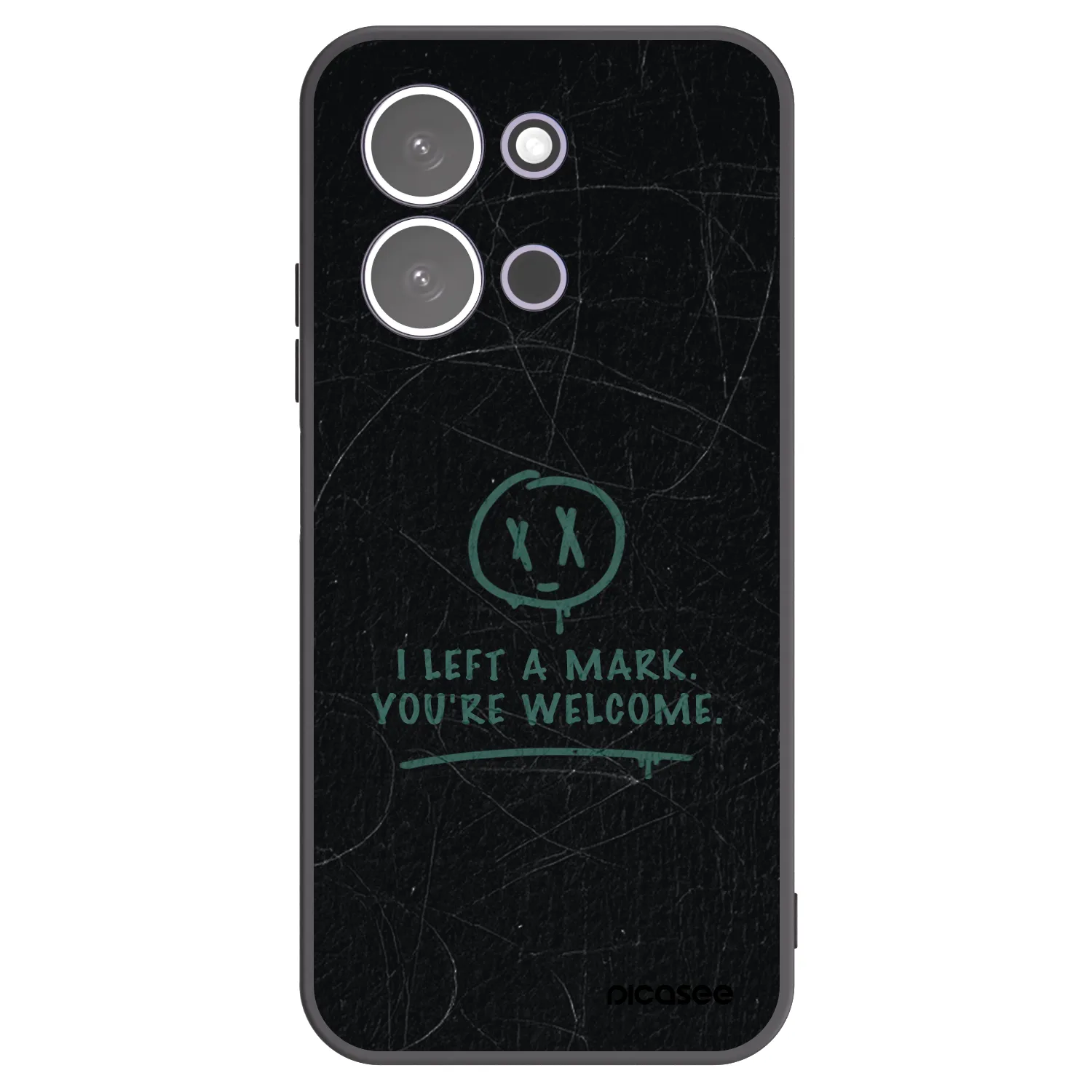 Picasee crna silikonska maskica za Xiaomi Redmi 15C 5G - LEFT A MARK