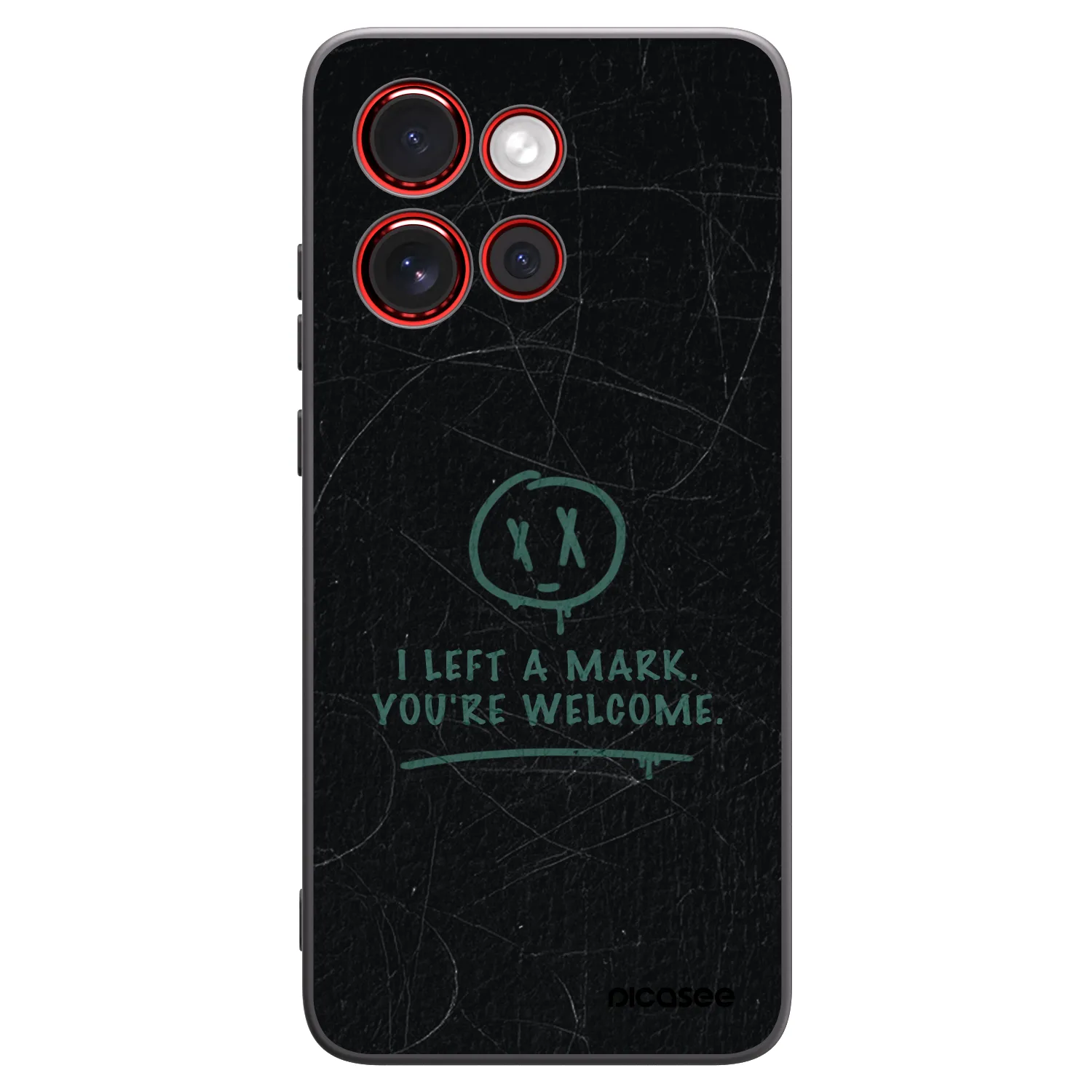 Picasee crna silikonska maskica za Motorola Edge 60 Neo 5G - LEFT A MARK