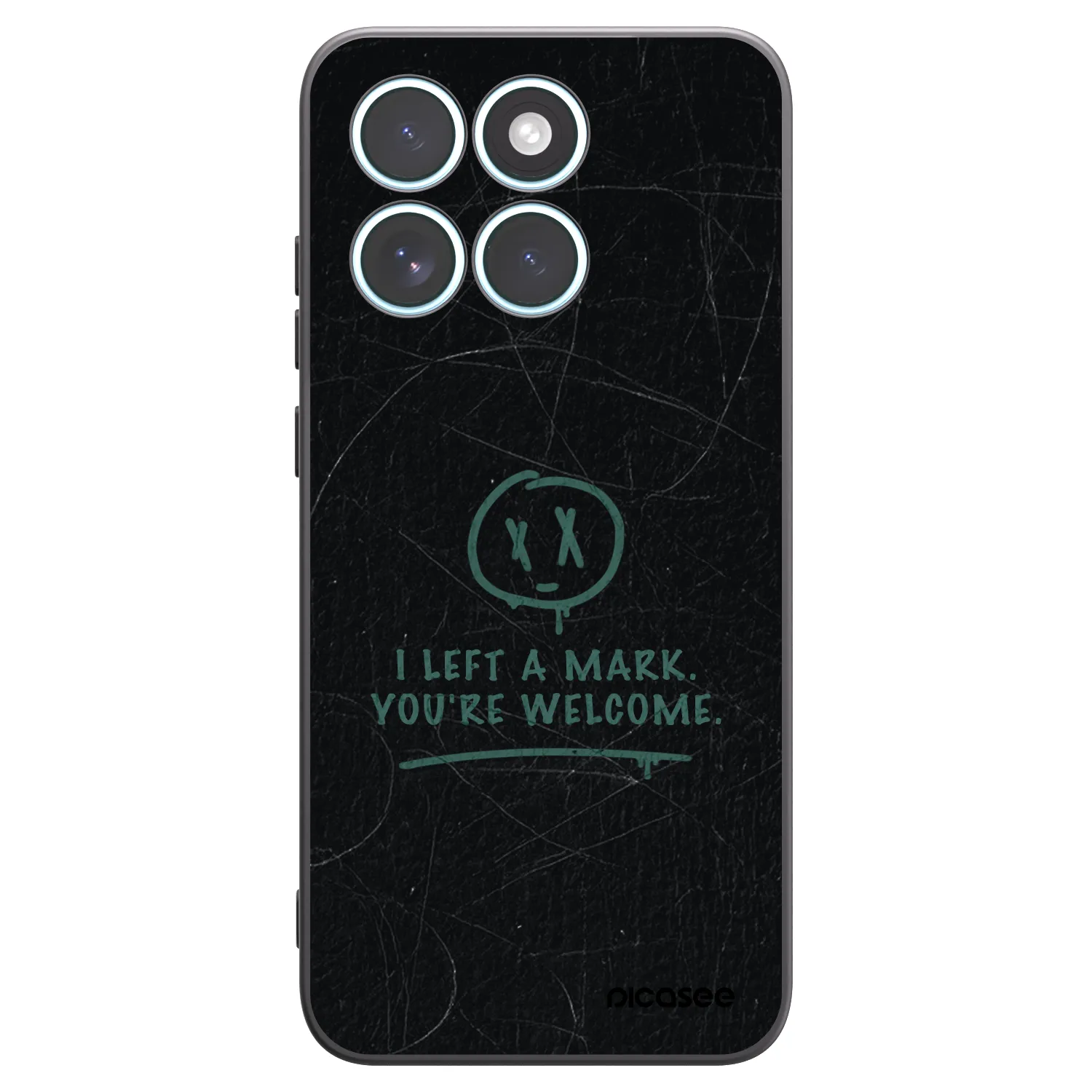 Picasee crna silikonska maskica za Motorola Edge 70 Fusion - LEFT A MARK