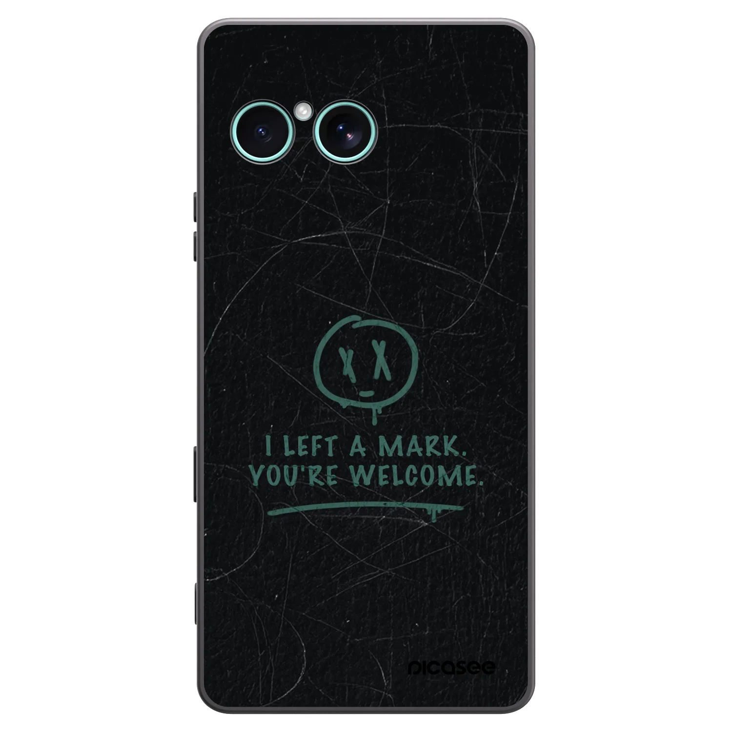 Picasee crna silikonska maskica za Sony Xperia 10 VII - LEFT A MARK