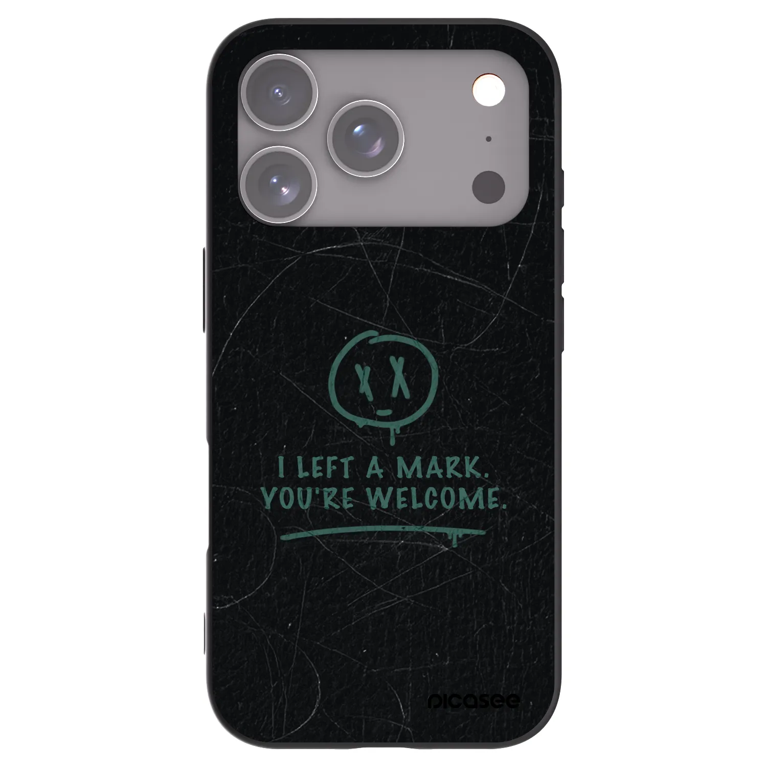 Picasee crna silikonska maskica za Apple iPhone 18 Pro - LEFT A MARK