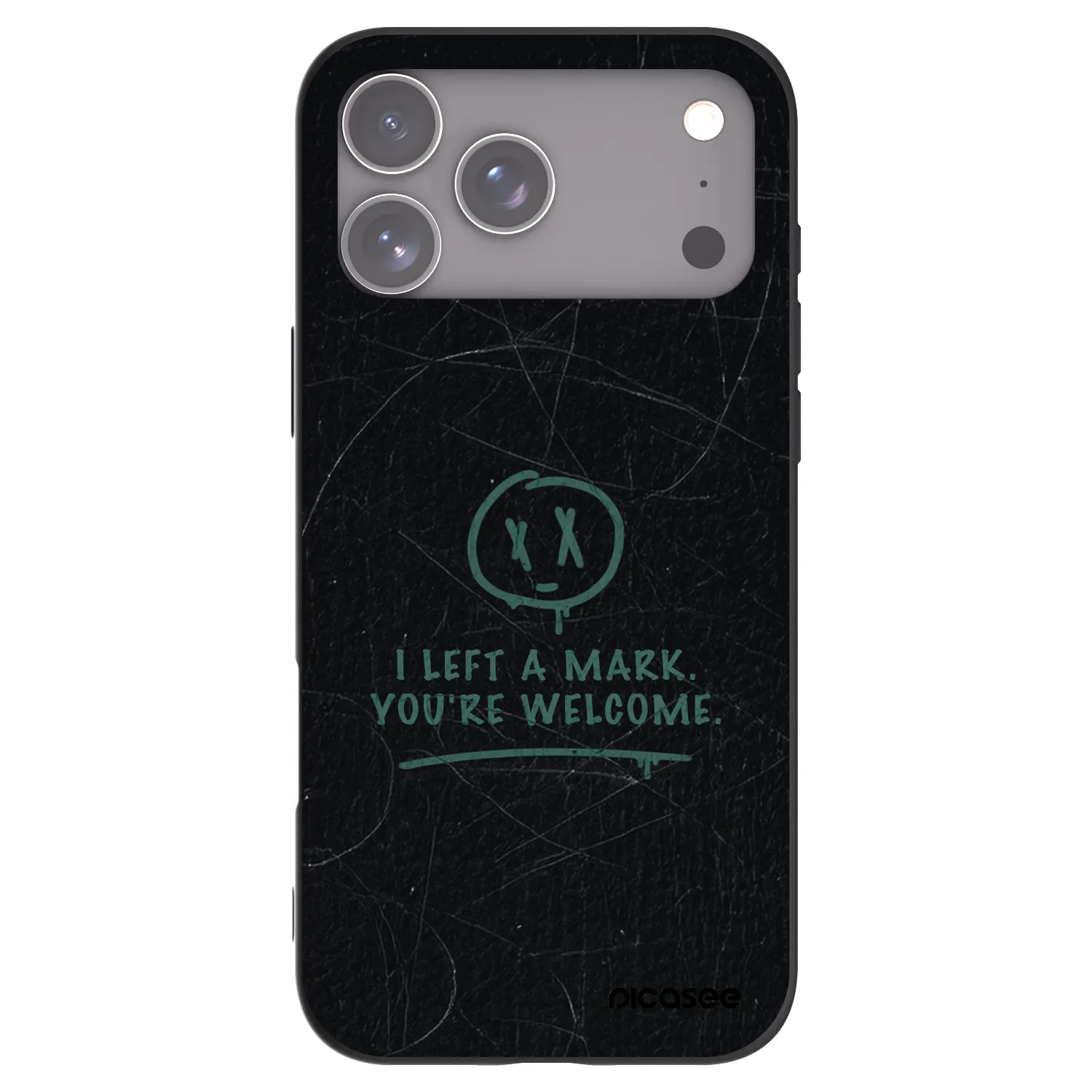 Picasee crna silikonska maskica za Apple iPhone 18 Pro Max - LEFT A MARK