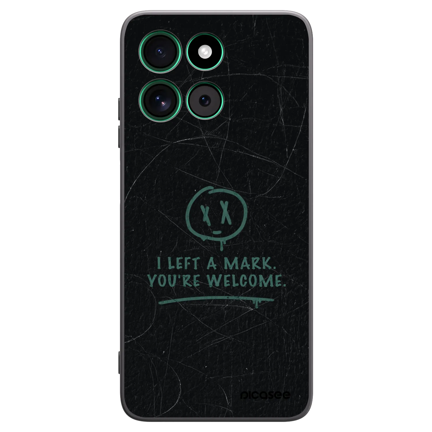 Picasee crna silikonska maskica za Motorola Moto G57 Power - LEFT A MARK