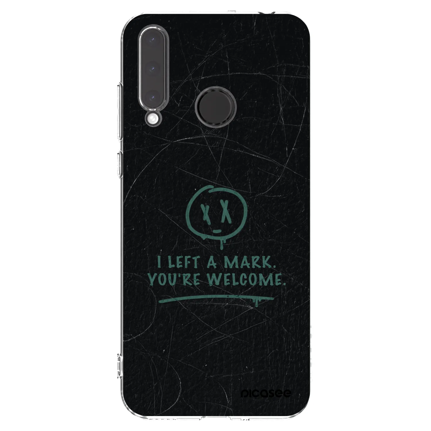 Picasee silikonska prozirna maskica za Honor 20 Lite - LEFT A MARK