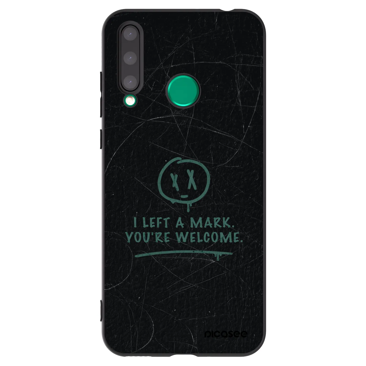 Picasee crna silikonska maskica za Honor 20 Lite - LEFT A MARK