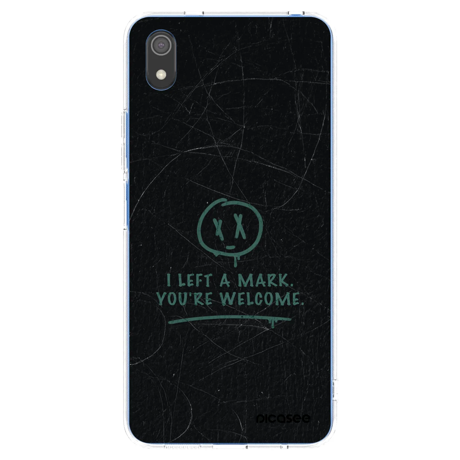 Picasee silikonska prozirna maskica za Xiaomi Redmi 7A - LEFT A MARK