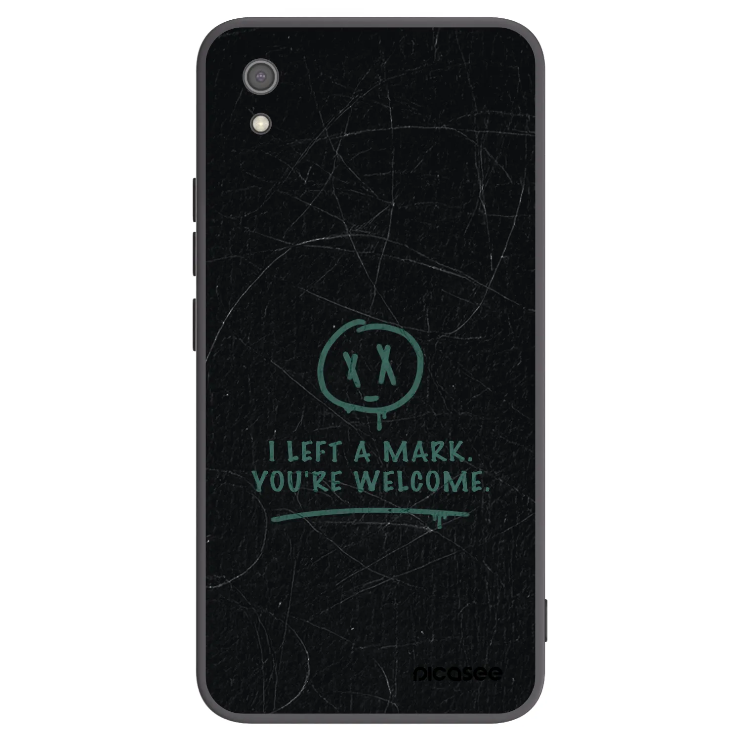 Picasee crna silikonska maskica za Xiaomi Redmi 7A - LEFT A MARK