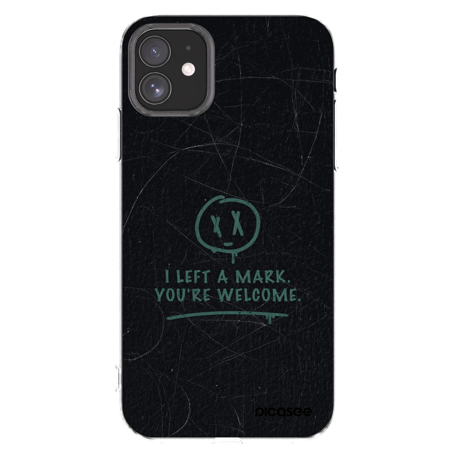 Picasee silikonska prozirna maskica za Apple iPhone 11 - LEFT A MARK
