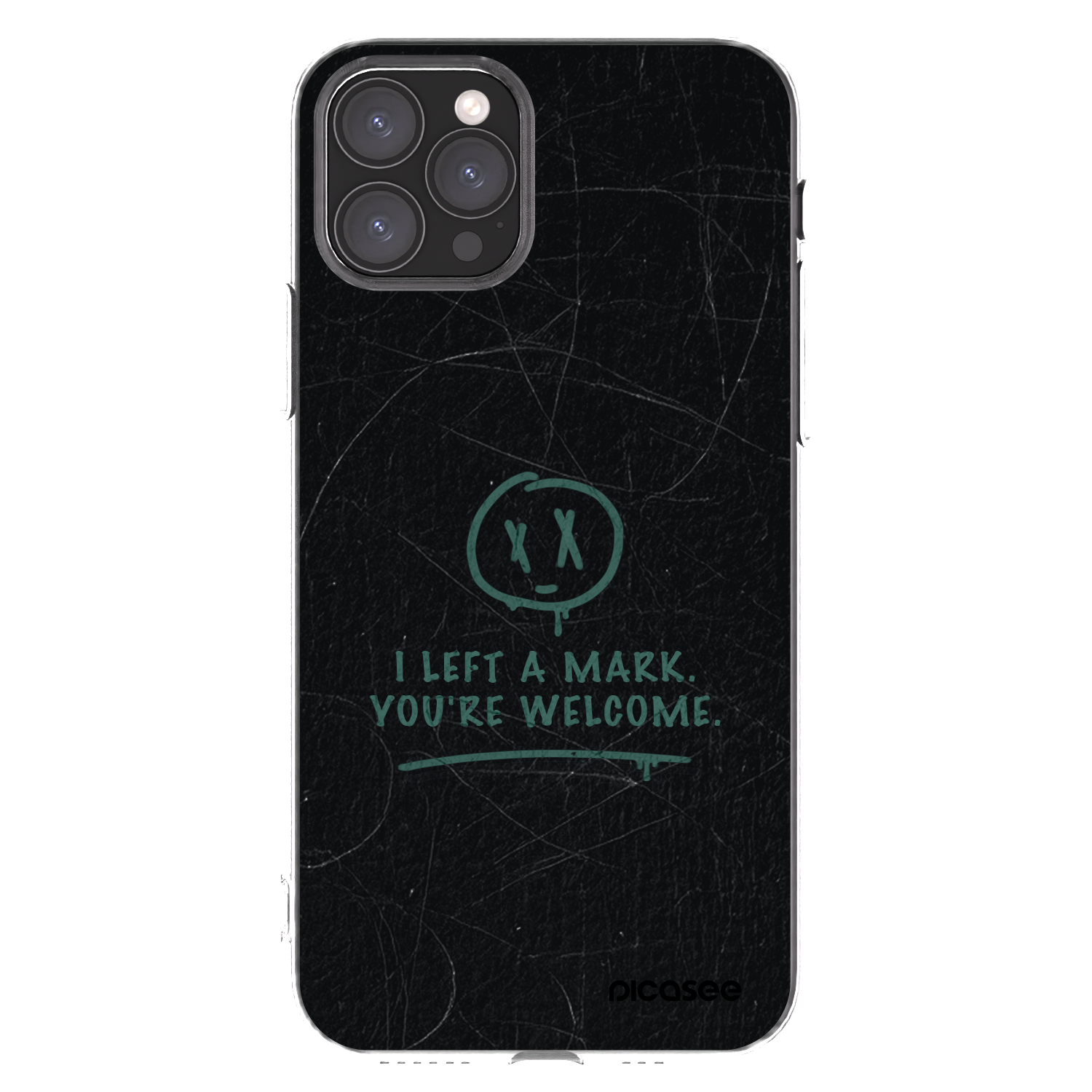 Picasee silikonska prozirna maskica za Apple iPhone 11 Pro - LEFT A MARK