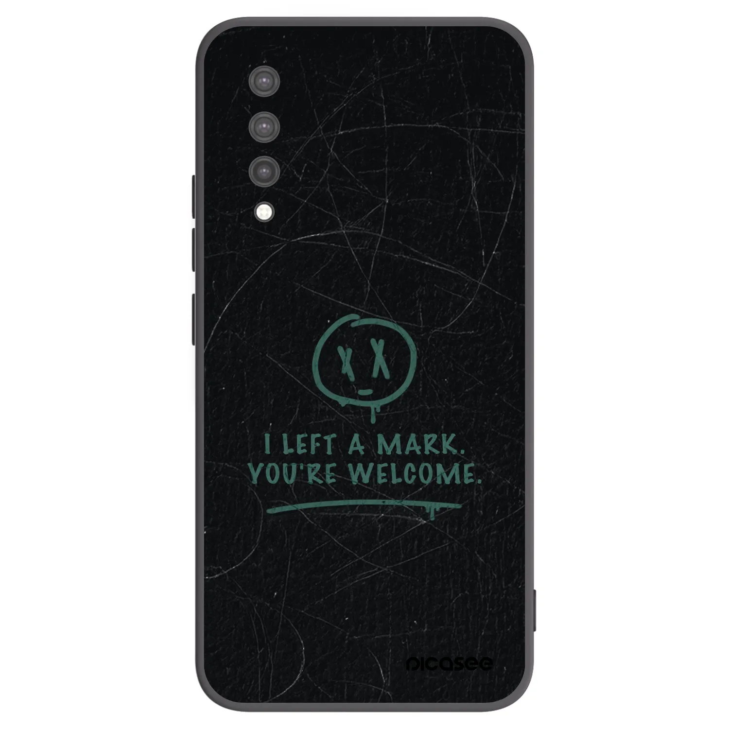 Picasee crna silikonska maskica za Xiaomi Mi 9 Lite - LEFT A MARK