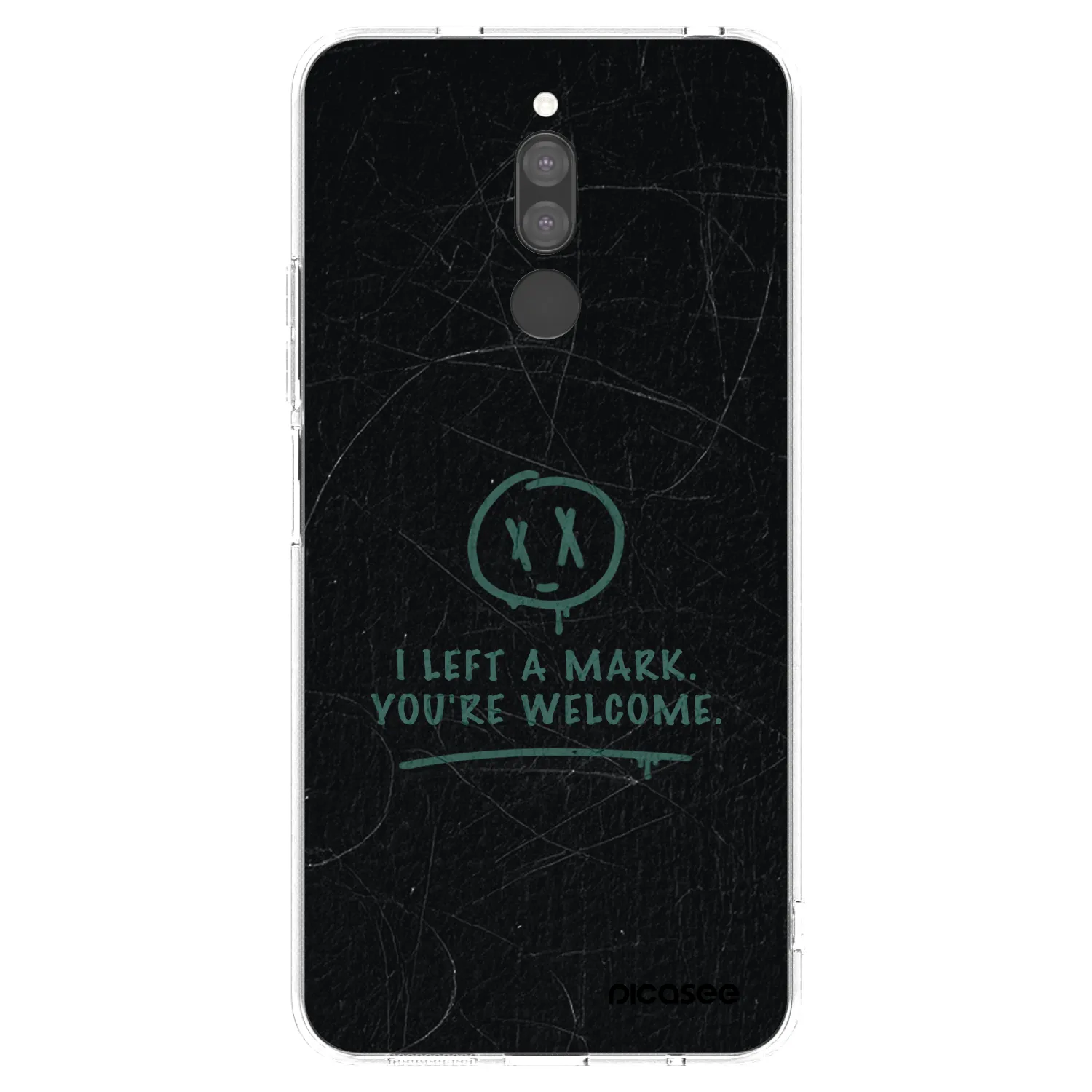 Picasee silikonska prozirna maskica za Xiaomi Redmi 8 - LEFT A MARK