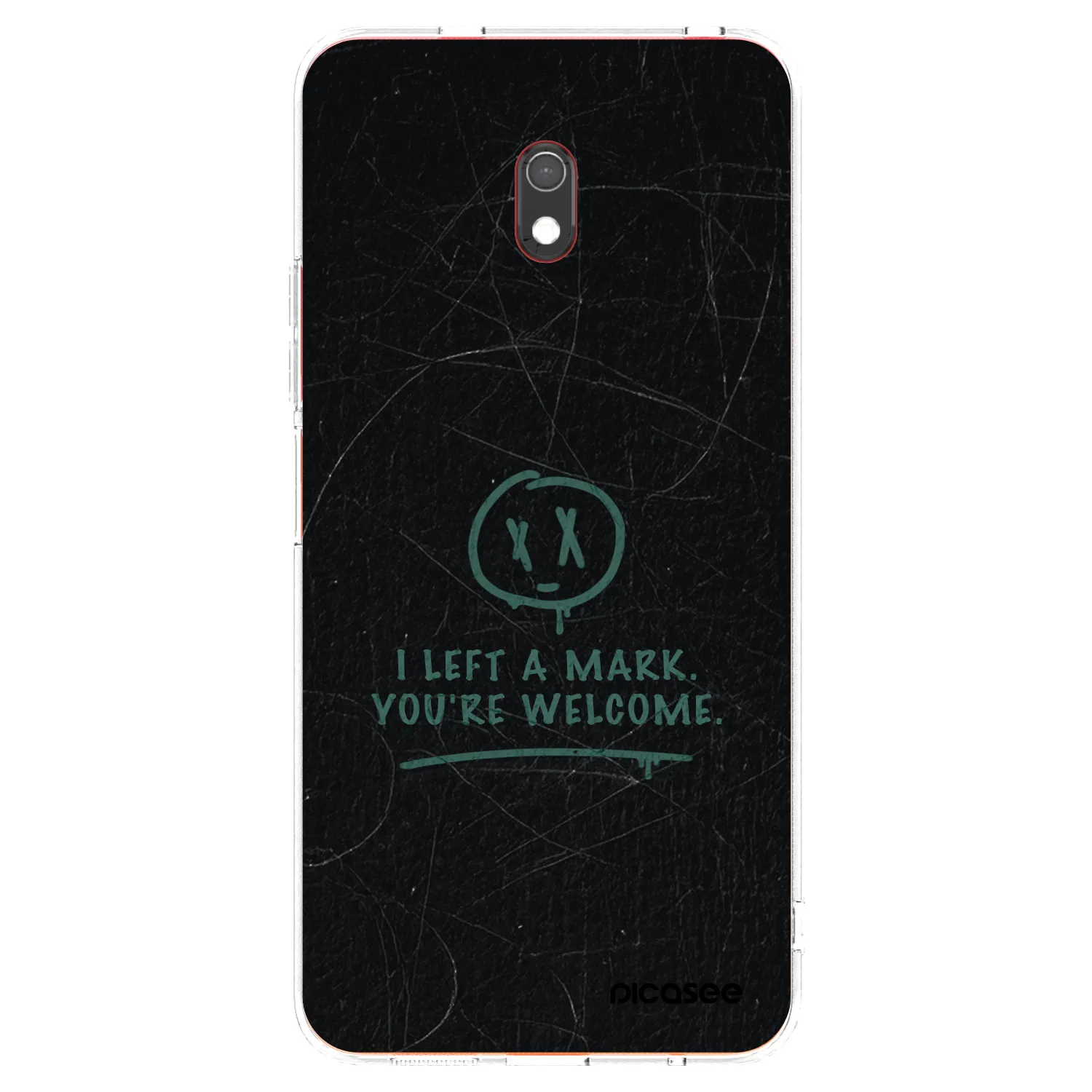 Picasee silikonska prozirna maskica za Xiaomi Redmi 8A - LEFT A MARK