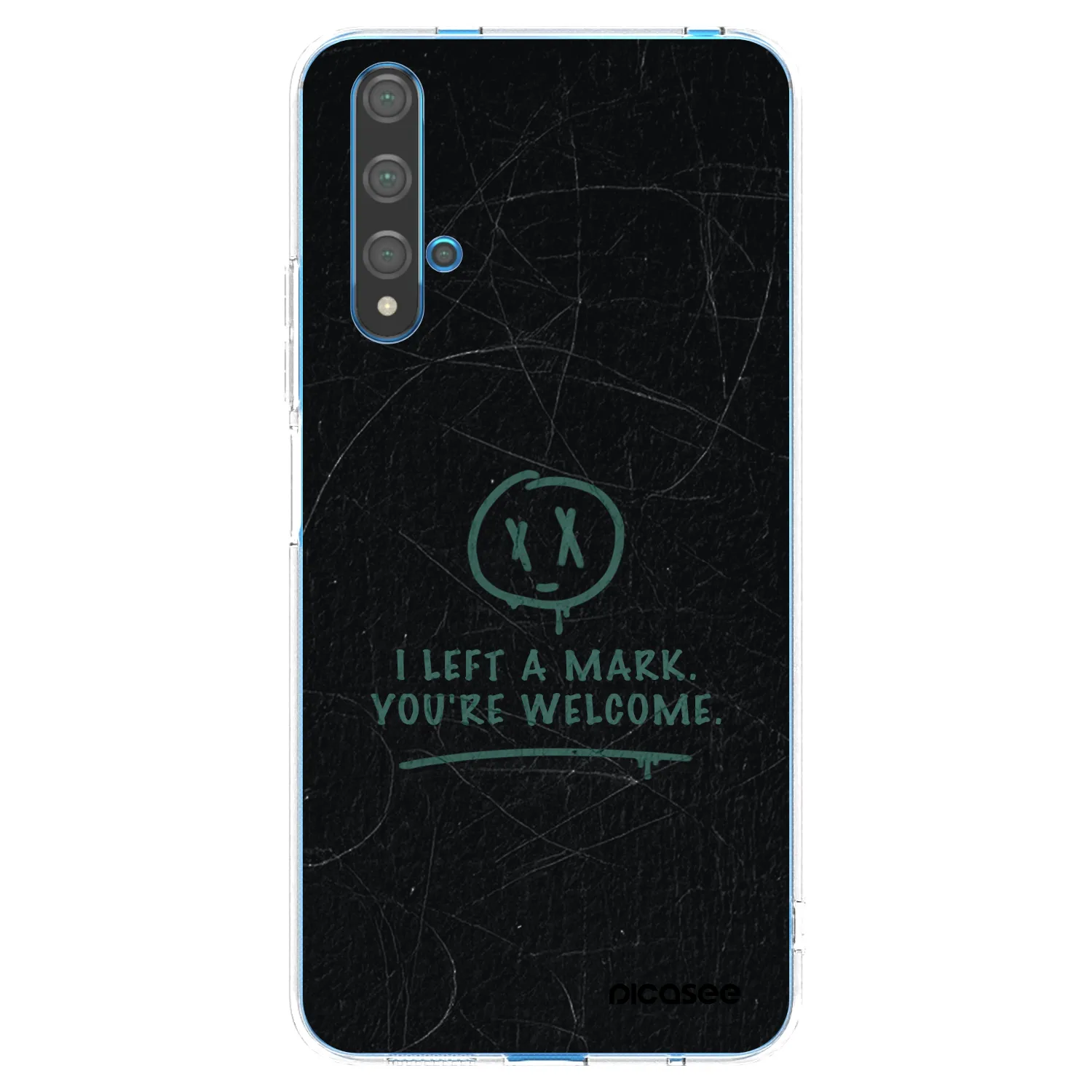 Picasee silikonska prozirna maskica za Huawei Nova 5T - LEFT A MARK