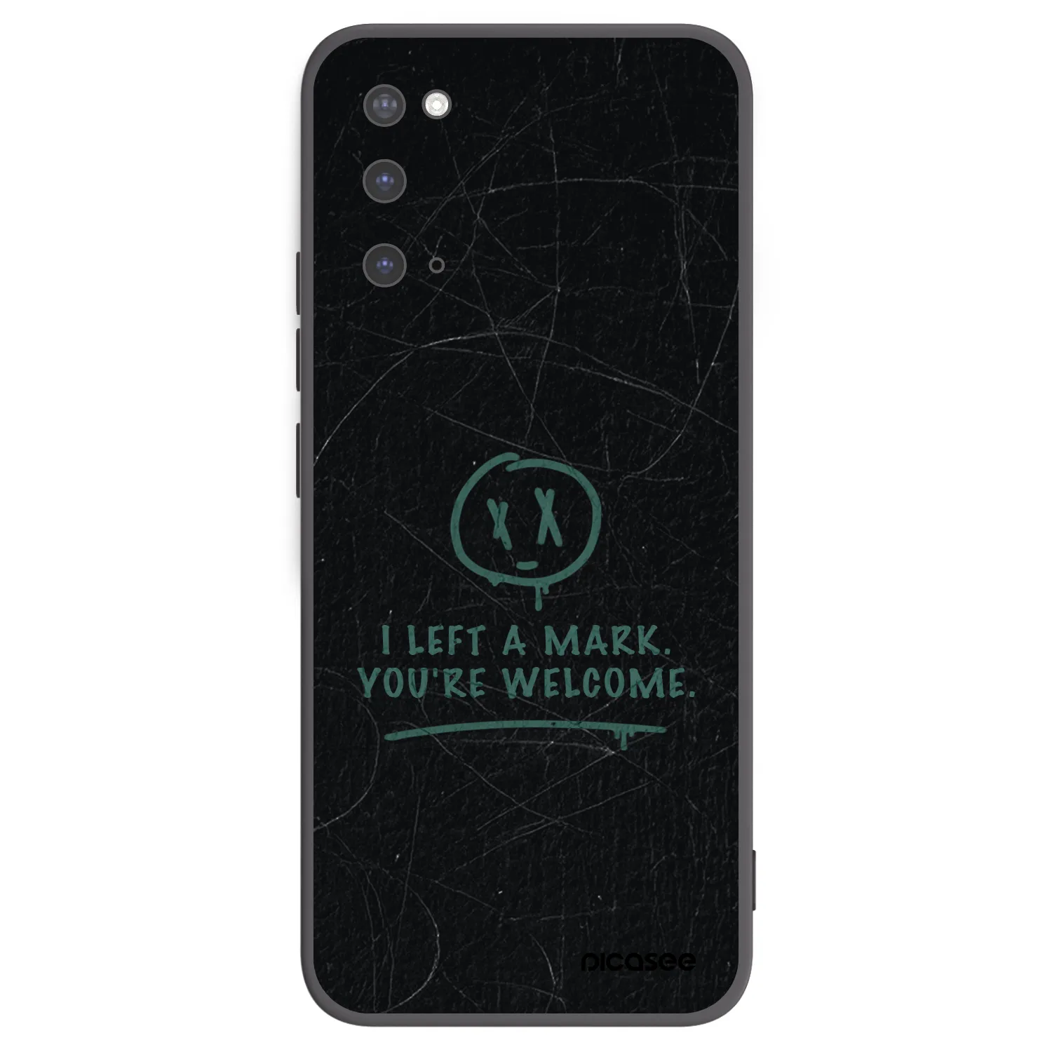 Picasee crna silikonska maskica za Samsung Galaxy S20 G980F - LEFT A MARK