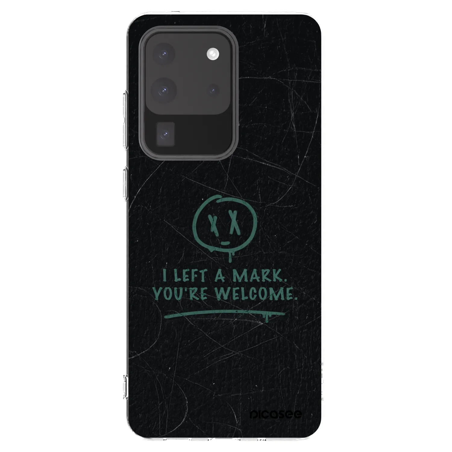 Picasee silikonska prozirna maskica za Samsung Galaxy S20 Ultra 5G G988F - LEFT A MARK