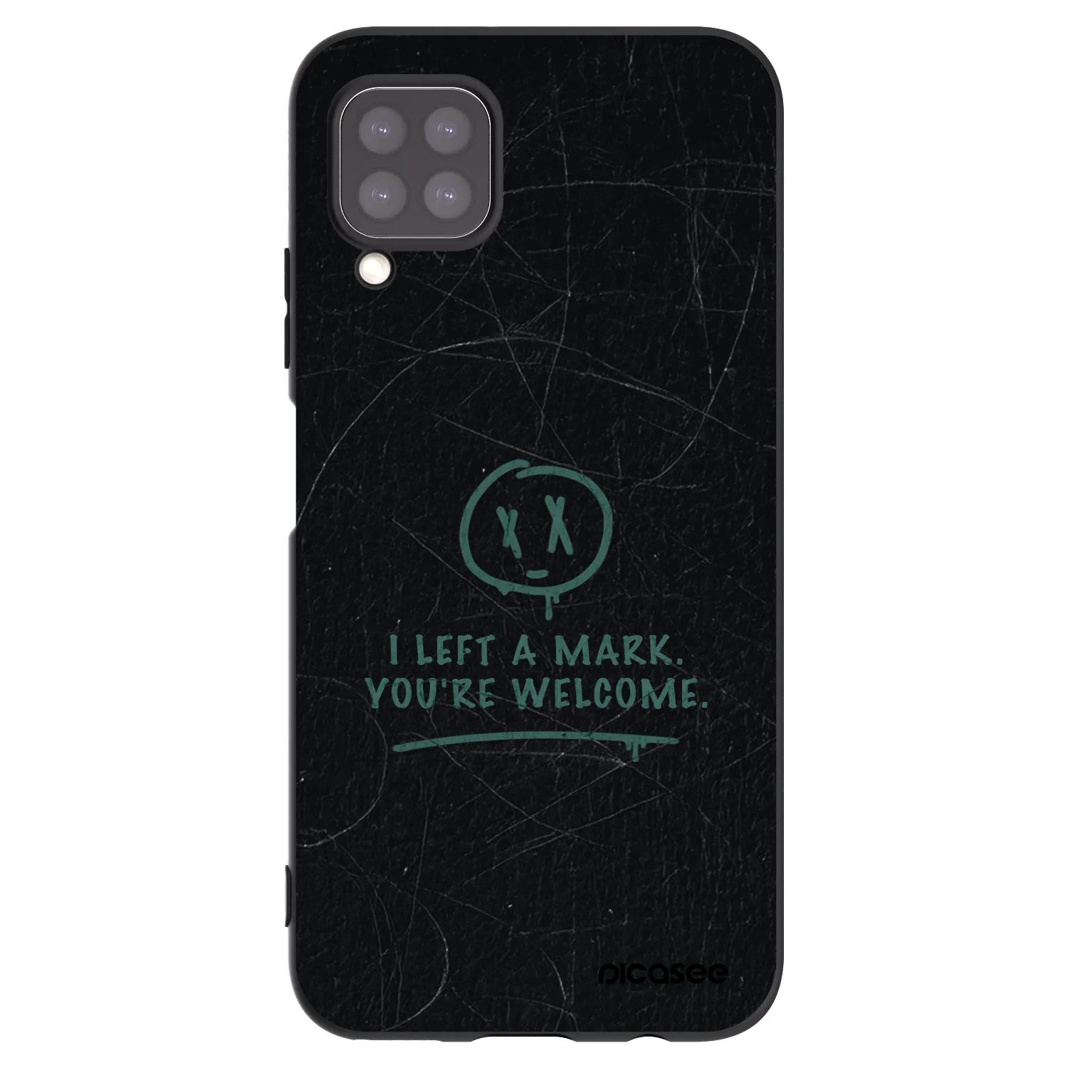 Picasee crna silikonska maskica za Huawei P40 Lite - LEFT A MARK